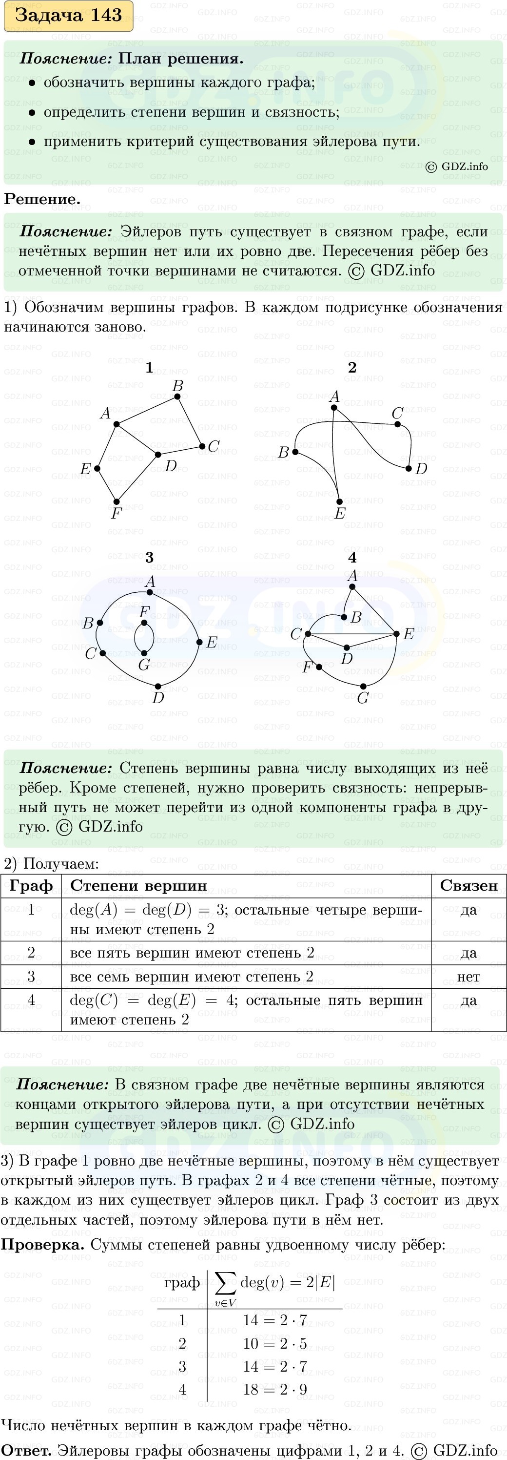 Фото решения 1: Номер №143, Часть 1 из ГДЗ по Вероятности и статистике 7-9 класс: Высоцкий И.Р. 2023г.