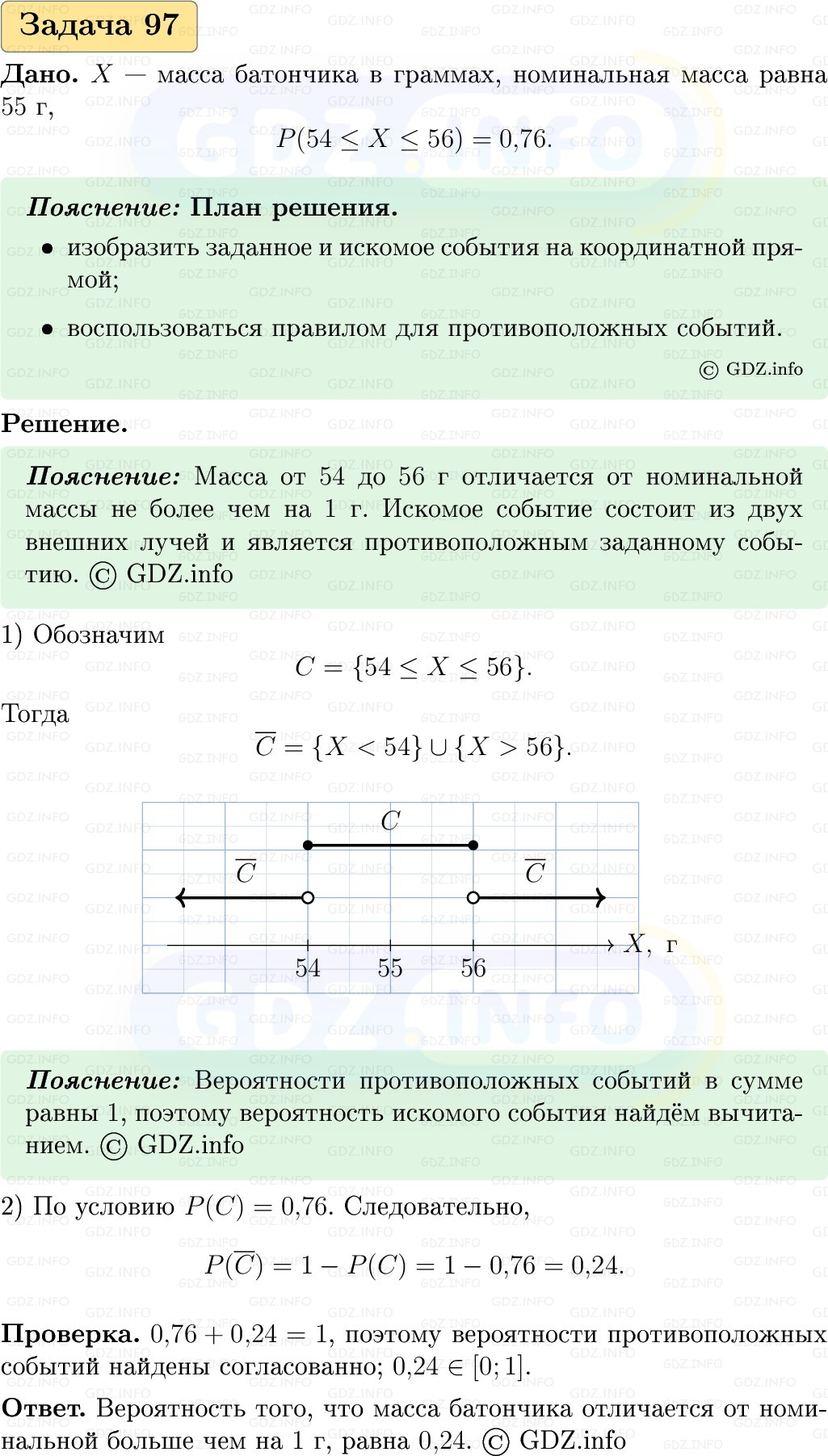Фото решения 1: Номер №97, Часть 2 из ГДЗ по Вероятности и статистике 7-9 класс: Высоцкий И.Р. 2023г. Фото решения 1: Номер №97, Часть 2 из ГДЗ по Вероятности и статистике 7-9 класс: Высоцкий И.Р. 2023г.