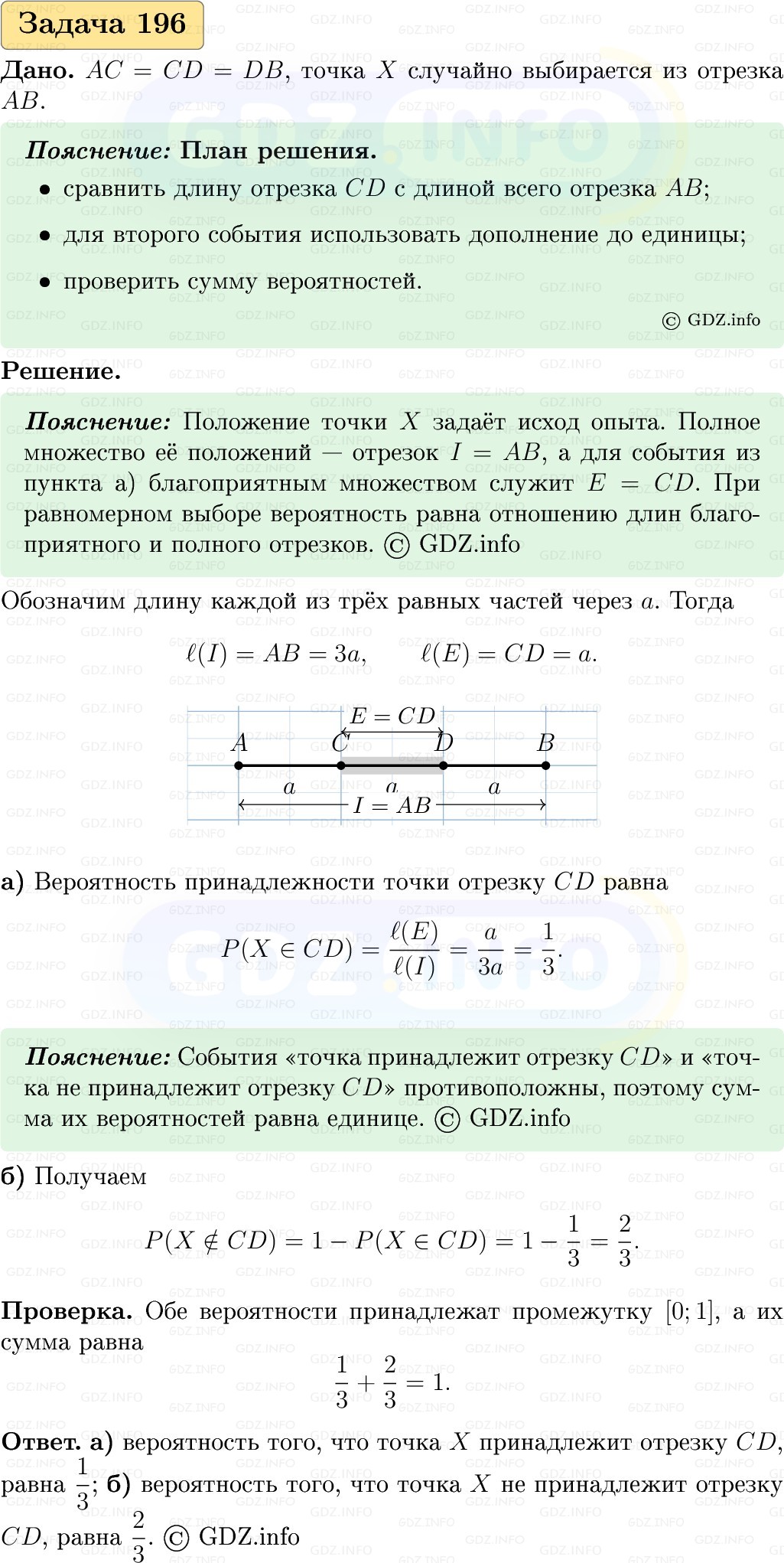Фото решения 1: Номер №196, Часть 2 из ГДЗ по Вероятности и статистике 7-9 класс: Высоцкий И.Р. 2023г. Фото решения 1: Номер №196, Часть 2 из ГДЗ по Вероятности и статистике 7-9 класс: Высоцкий И.Р. 2023г.