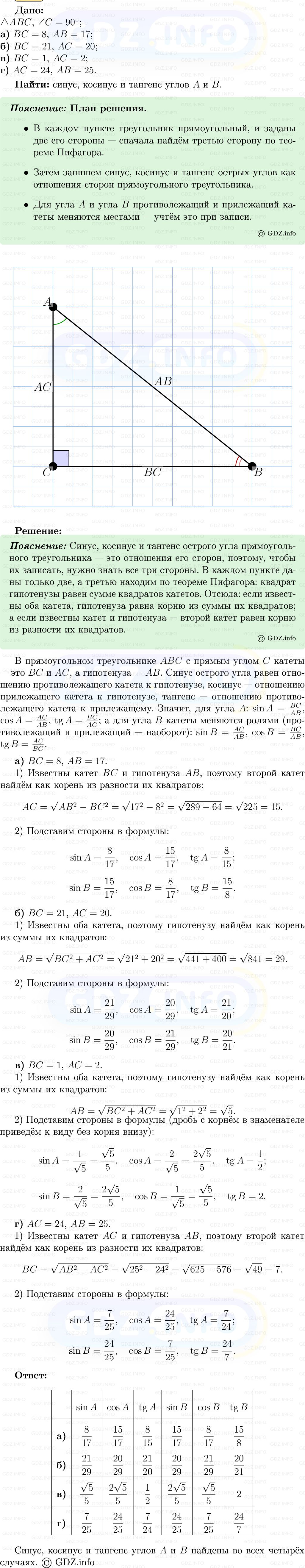 Фото решения 5: Номер №591 из ГДЗ по Геометрии 7-9 класс: Атанасян Л.С. 2013г. Фото решения 5: Номер №591 из ГДЗ по Геометрии 7-9 класс: Атанасян Л.С. 2013г.