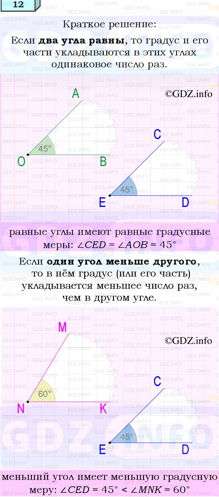 Фото решения 4: Вопросы для повторения к главе 1 №12 из ГДЗ по Геометрии 7-9 класс: Атанасян Л.С. 2023г. Фото решения 4: Вопросы для повторения к главе 1 №12 из ГДЗ по Геометрии 7-9 класс: Атанасян Л.С. 2023г.