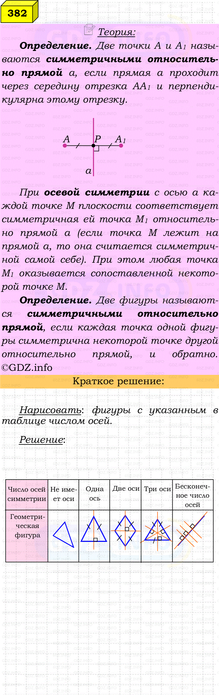 Фото решения 4: Номер №382 из ГДЗ по Геометрии 7-9 класс: Атанасян Л.С. 2023г. Фото решения 4: Номер №382 из ГДЗ по Геометрии 7-9 класс: Атанасян Л.С. 2023г.