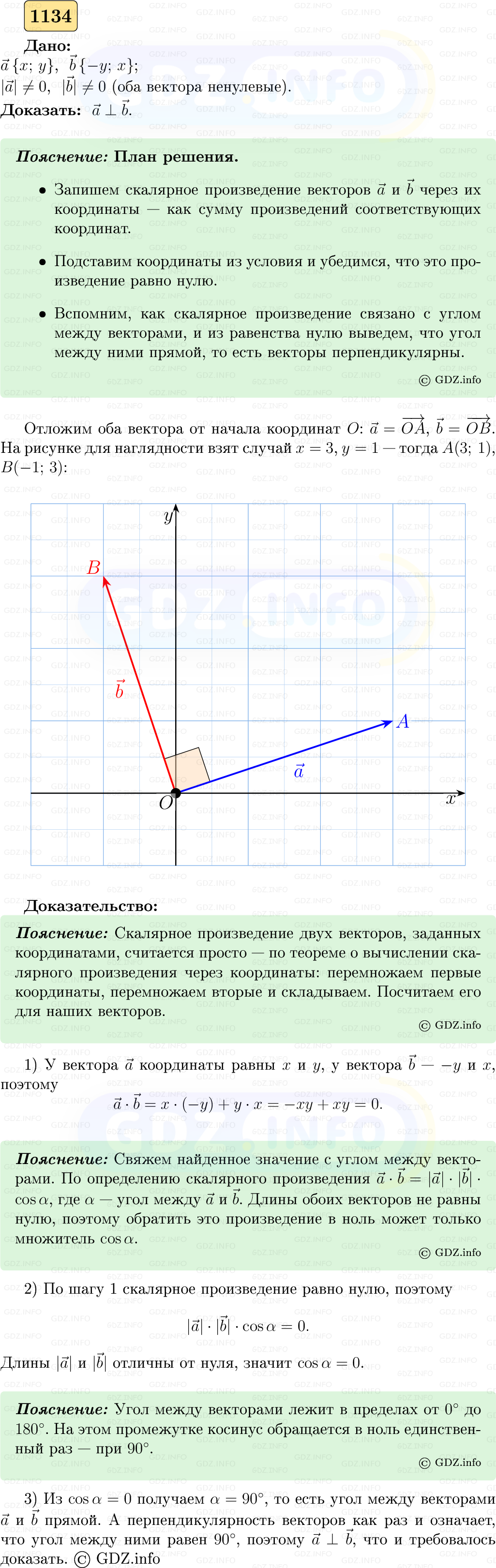 Фото решения 5: Номер №1134 из ГДЗ по Геометрии 7-9 класс: Атанасян Л.С. 2023г. Фото решения 5: Номер №1134 из ГДЗ по Геометрии 7-9 класс: Атанасян Л.С. 2023г.