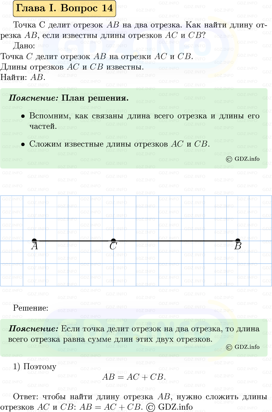 Фото решения 5: Вопросы для повторения к главе 1 №14 из ГДЗ по Геометрии 7-9 класс: Атанасян Л.С. 2023г. Фото решения 5: Вопросы для повторения к главе 1 №14 из ГДЗ по Геометрии 7-9 класс: Атанасян Л.С. 2023г.