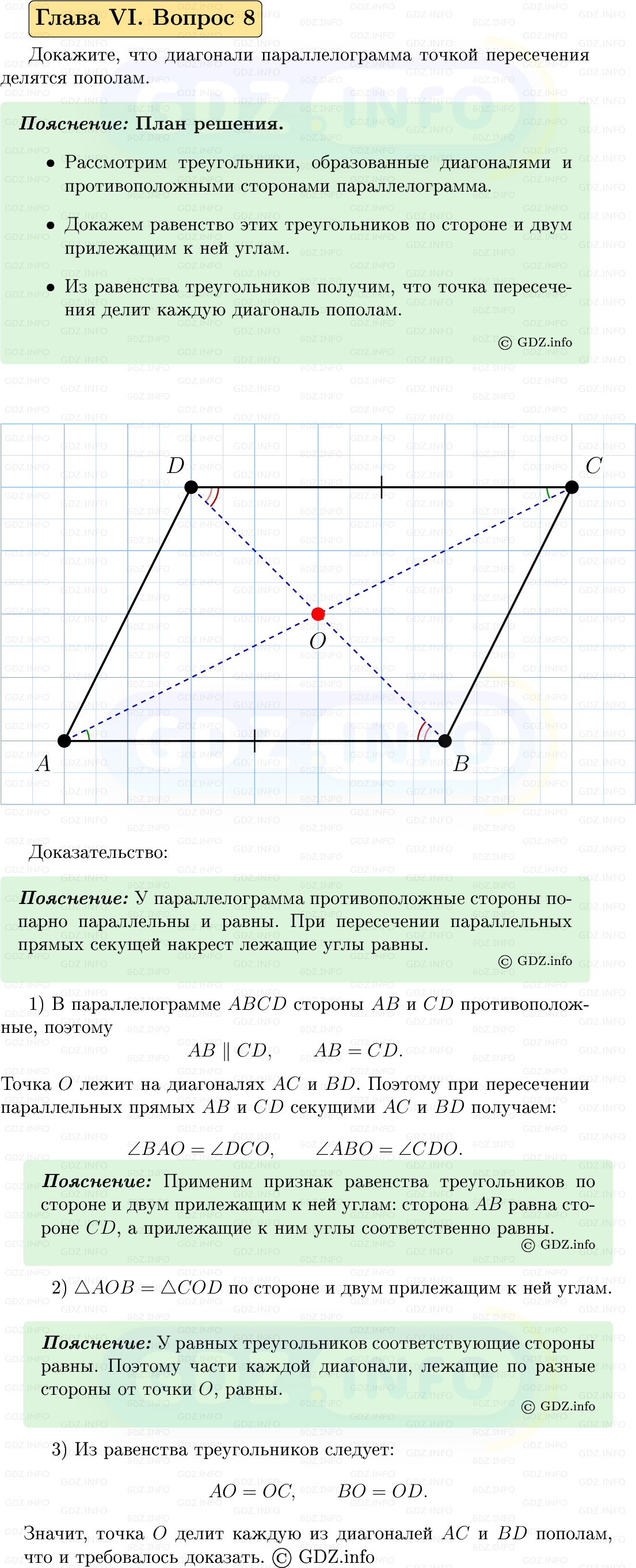 Фото решения 5: Вопросы для повторения к главе 6 №8 из ГДЗ по Геометрии 7-9 класс: Атанасян Л.С. 2023г. Фото решения 5: Вопросы для повторения к главе 6 №8 из ГДЗ по Геометрии 7-9 класс: Атанасян Л.С. 2023г.