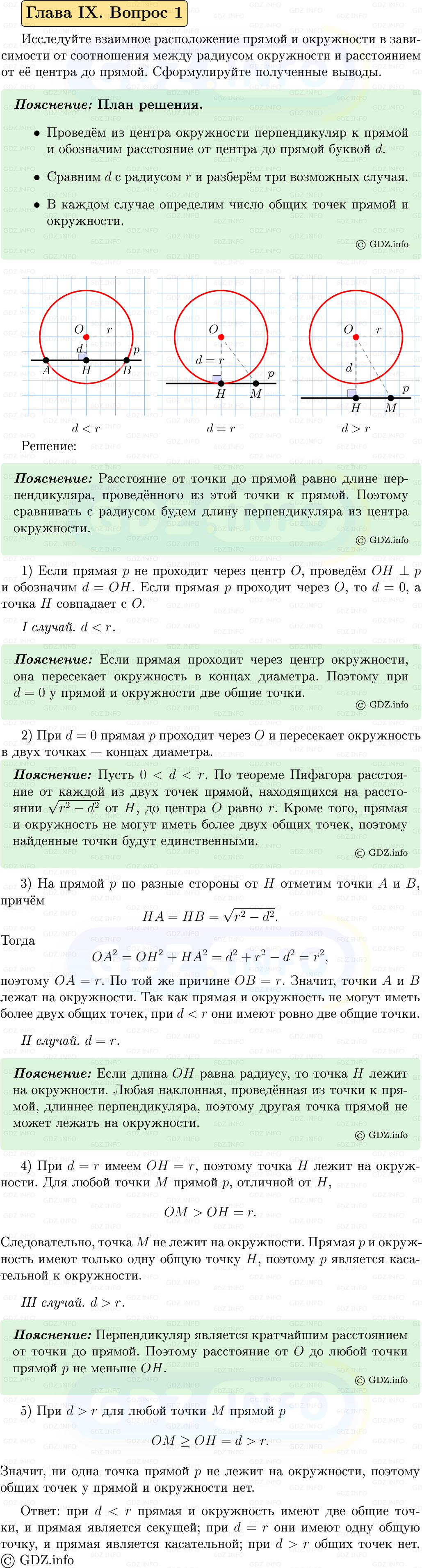Фото решения 5: Вопросы для повторения к главе 9 №1 из ГДЗ по Геометрии 7-9 класс: Атанасян Л.С. 2023г. Фото решения 5: Вопросы для повторения к главе 9 №1 из ГДЗ по Геометрии 7-9 класс: Атанасян Л.С. 2023г.