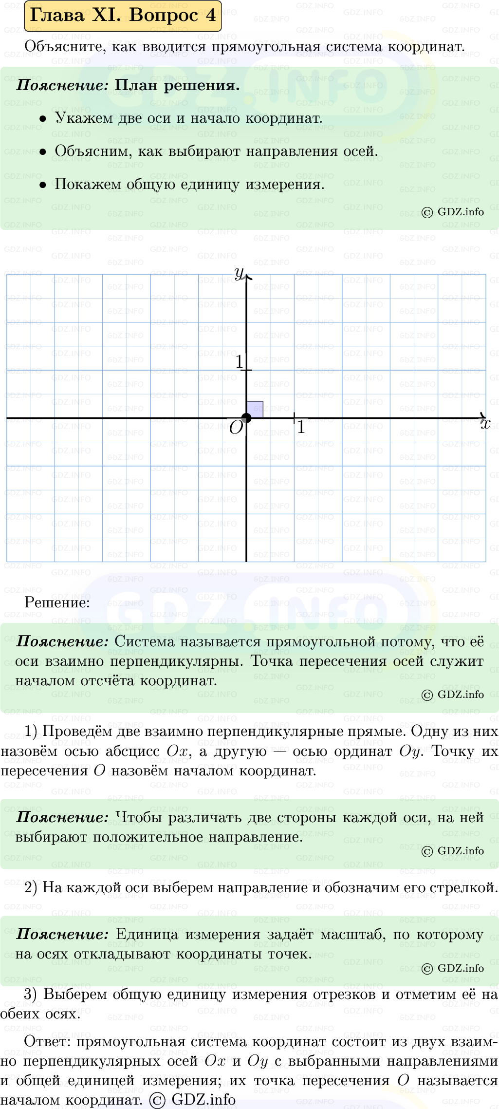 Фото решения 5: Вопросы для повторения к главе 11 №4 из ГДЗ по Геометрии 7-9 класс: Атанасян Л.С. 2023г.