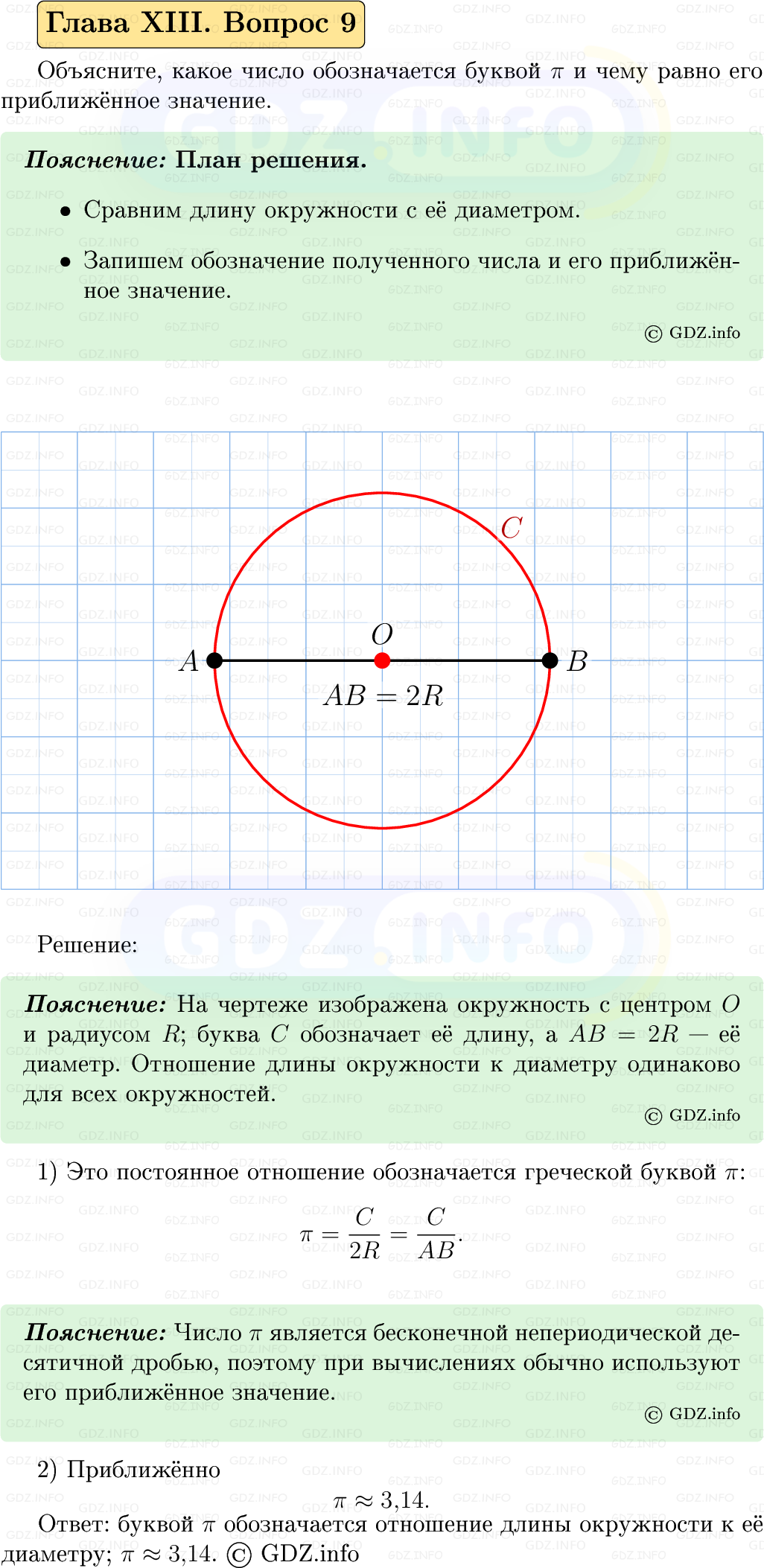 Фото решения 5: Вопросы для повторения к главе 13 №9 из ГДЗ по Геометрии 7-9 класс: Атанасян Л.С. 2023г.
