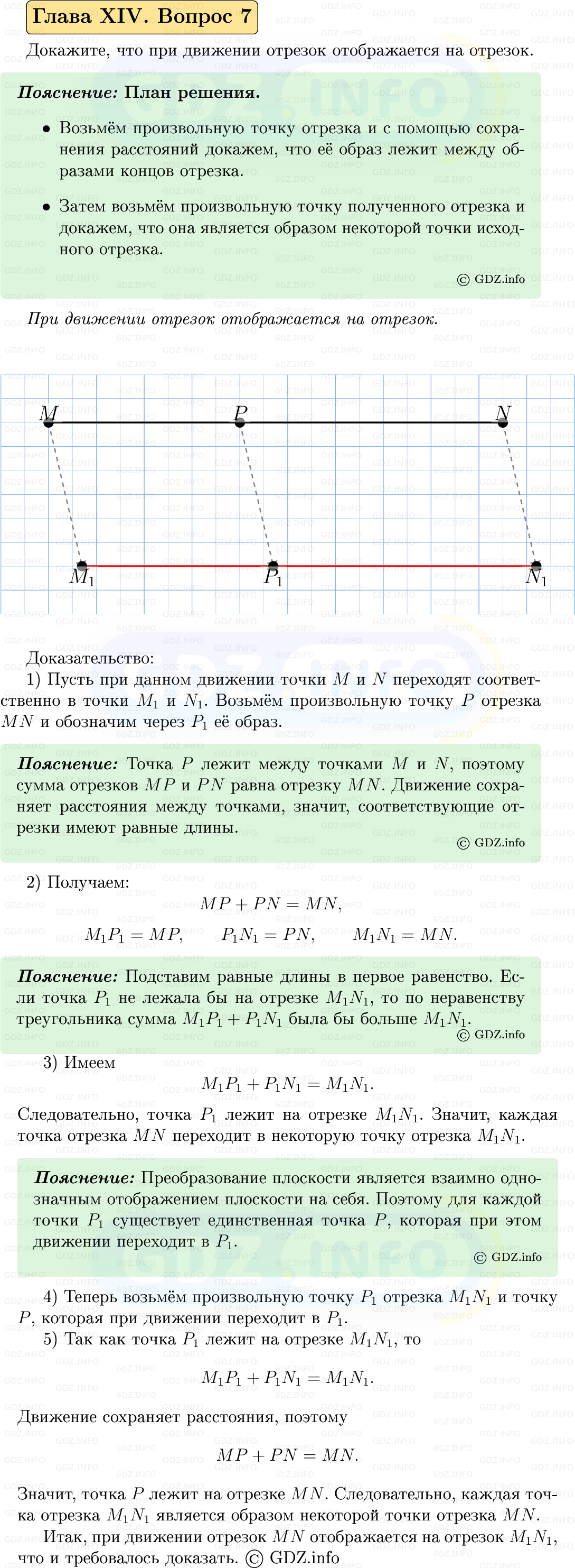 Фото решения 5: Вопросы для повторения к главе 14 №7 из ГДЗ по Геометрии 7-9 класс: Атанасян Л.С. 2023г.