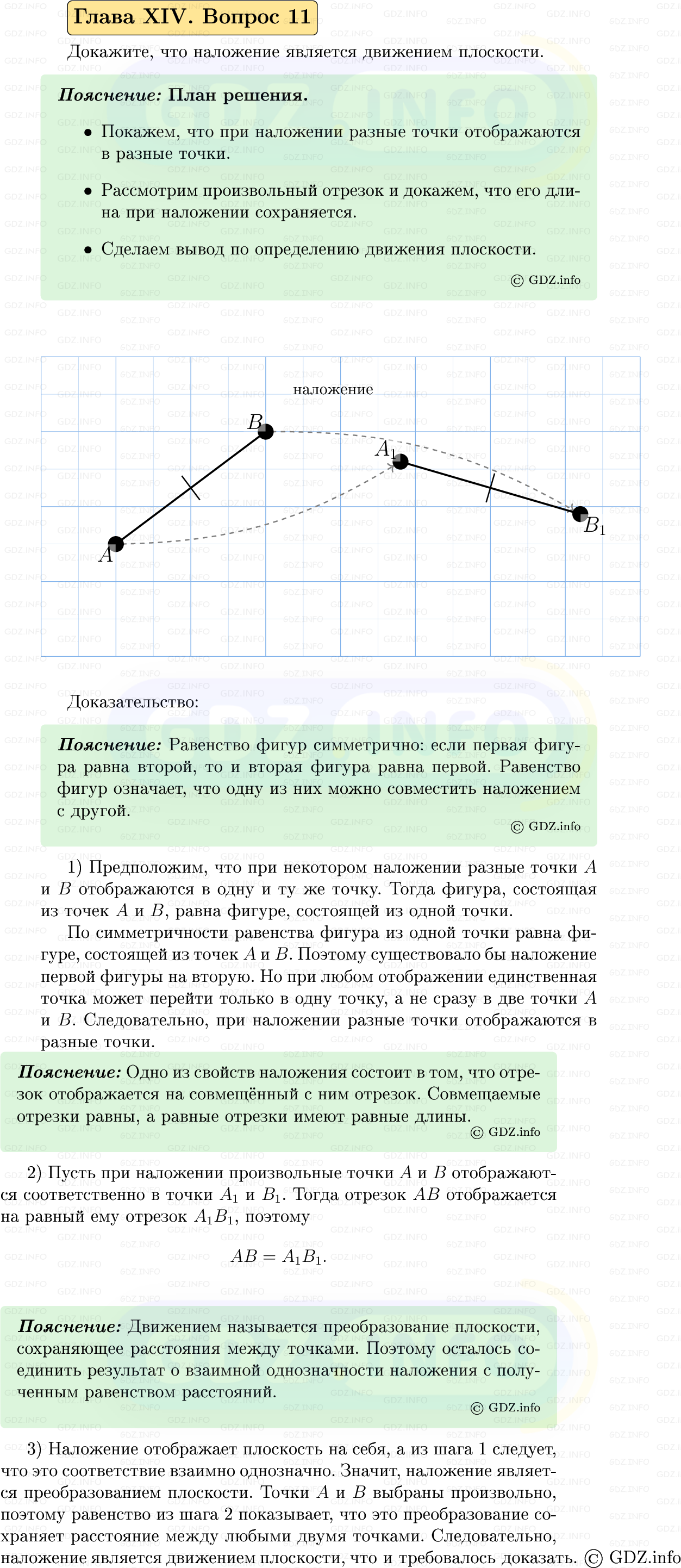 Фото решения 5: Вопросы для повторения к главе 14 №11 из ГДЗ по Геометрии 7-9 класс: Атанасян Л.С. 2023г. Фото решения 5: Вопросы для повторения к главе 14 №11 из ГДЗ по Геометрии 7-9 класс: Атанасян Л.С. 2023г.