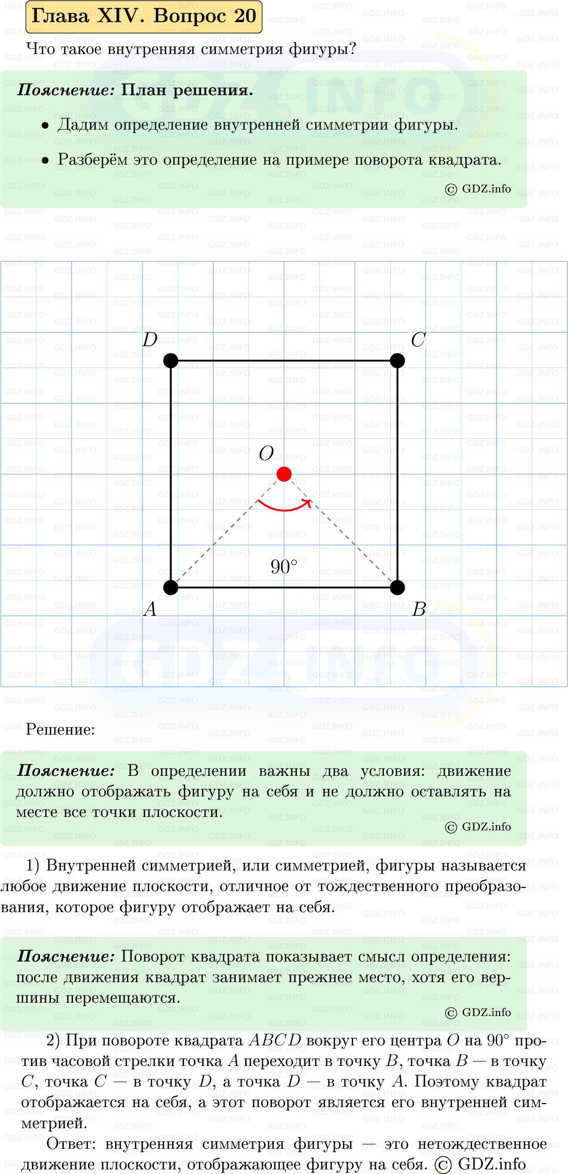 Фото решения 5: Вопросы для повторения к главе 14 №20 из ГДЗ по Геометрии 7-9 класс: Атанасян Л.С. 2023г. Фото решения 5: Вопросы для повторения к главе 14 №20 из ГДЗ по Геометрии 7-9 класс: Атанасян Л.С. 2023г.