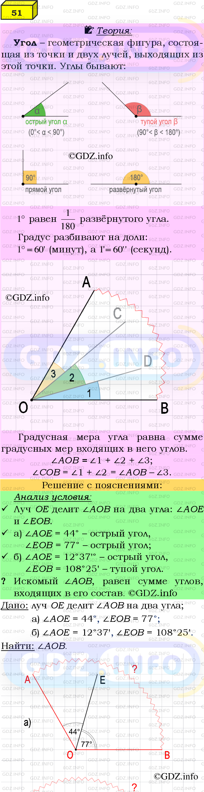 Фото подробного решения: Номер №51 из ГДЗ по Геометрии 7-9 класс: Атанасян Л.С.