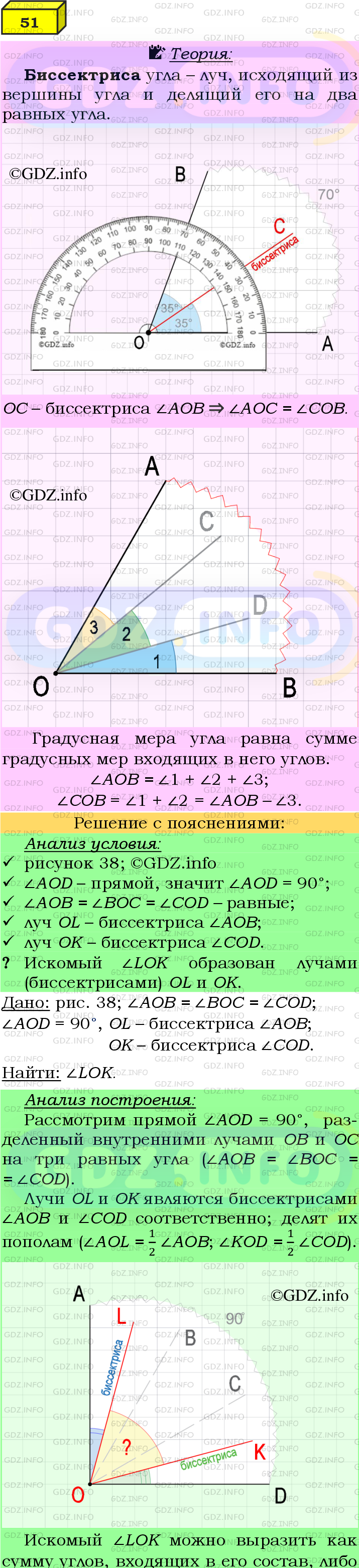 Фото подробного решения: Номер №51 из ГДЗ по Геометрии 7-9 класс: Атанасян Л.С.
