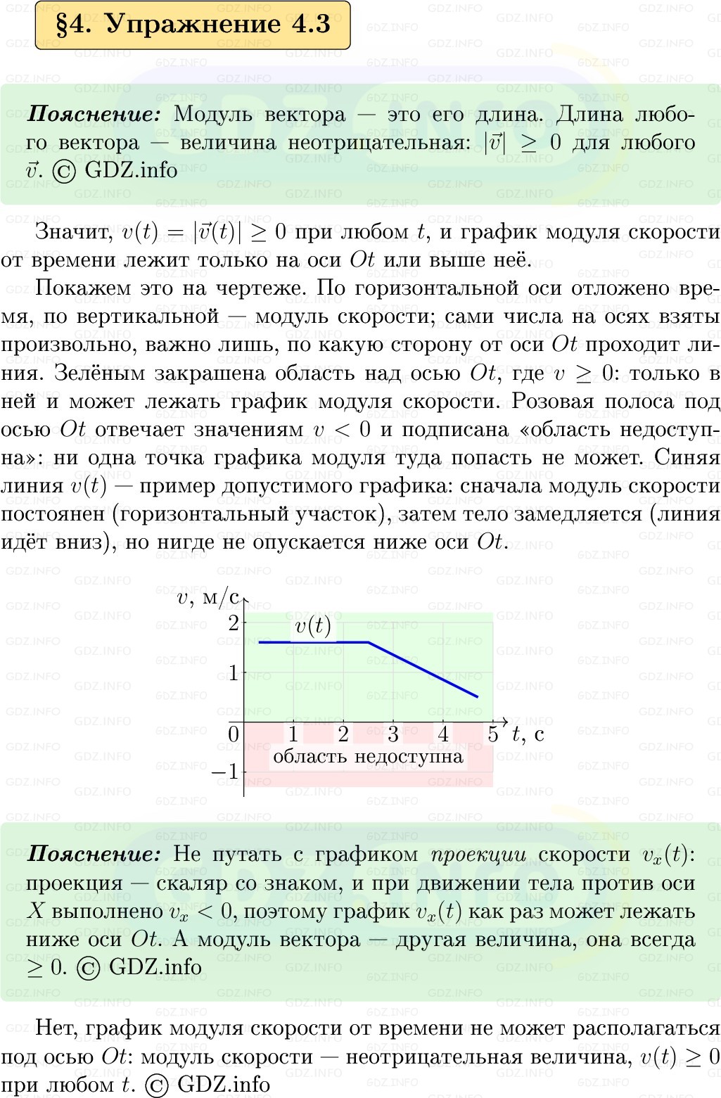 Фото решения 1: Упражнение 4 №3, Параграф 4 из ГДЗ по Физике 9 класс: Пёрышкин, Иванов 2026г. Фото решения 1: Упражнение 4 №3, Параграф 4 из ГДЗ по Физике 9 класс: Пёрышкин, Иванов 2026г.