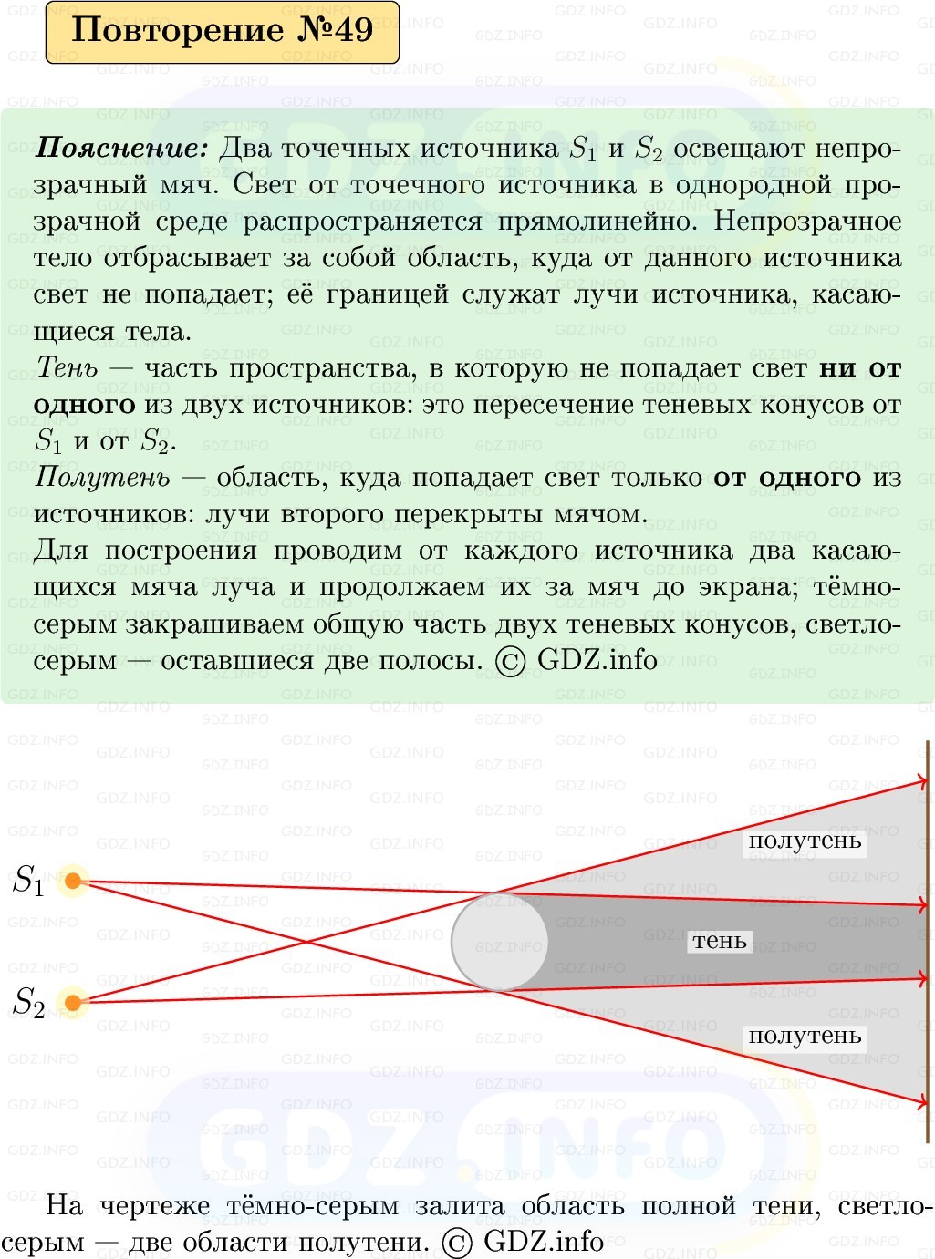 Фото решения 1: Задачи для повторения №49 из ГДЗ по Физике 9 класс: Пёрышкин, Иванов 2026г. Фото решения 1: Задачи для повторения №49 из ГДЗ по Физике 9 класс: Пёрышкин, Иванов 2026г.