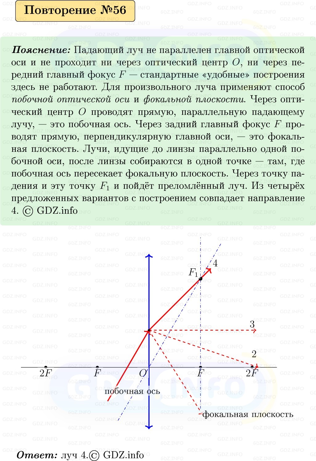 Фото решения 1: Задачи для повторения №56 из ГДЗ по Физике 9 класс: Пёрышкин, Иванов 2026г. Фото решения 1: Задачи для повторения №56 из ГДЗ по Физике 9 класс: Пёрышкин, Иванов 2026г.