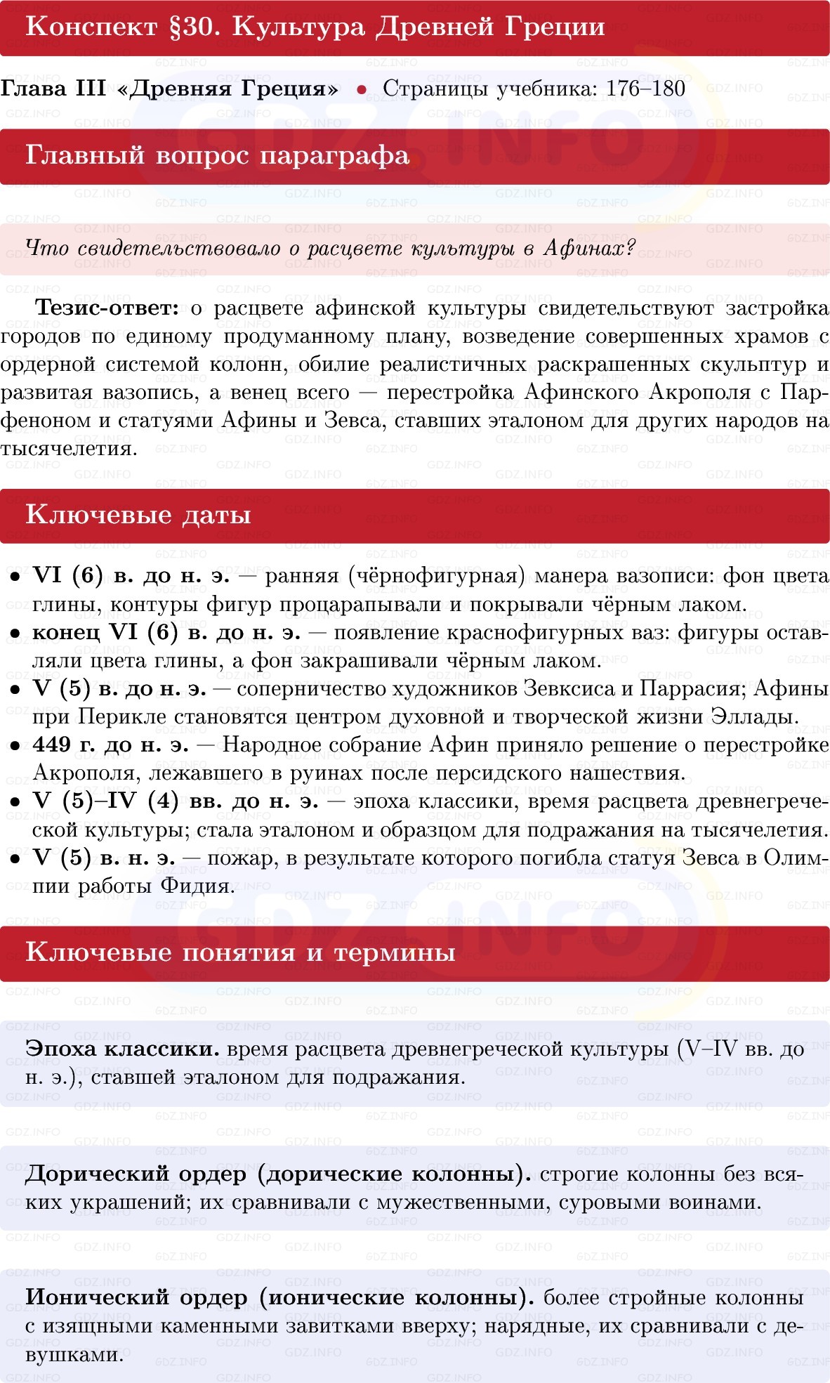 Фото решения 1: Параграф 30, Конспект из ГДЗ по истории Древнего мира 5 класс: Мединский, Чубарьян 2025г. Фото решения 1: Параграф 30, Конспект из ГДЗ по истории Древнего мира 5 класс: Мединский, Чубарьян 2025г.