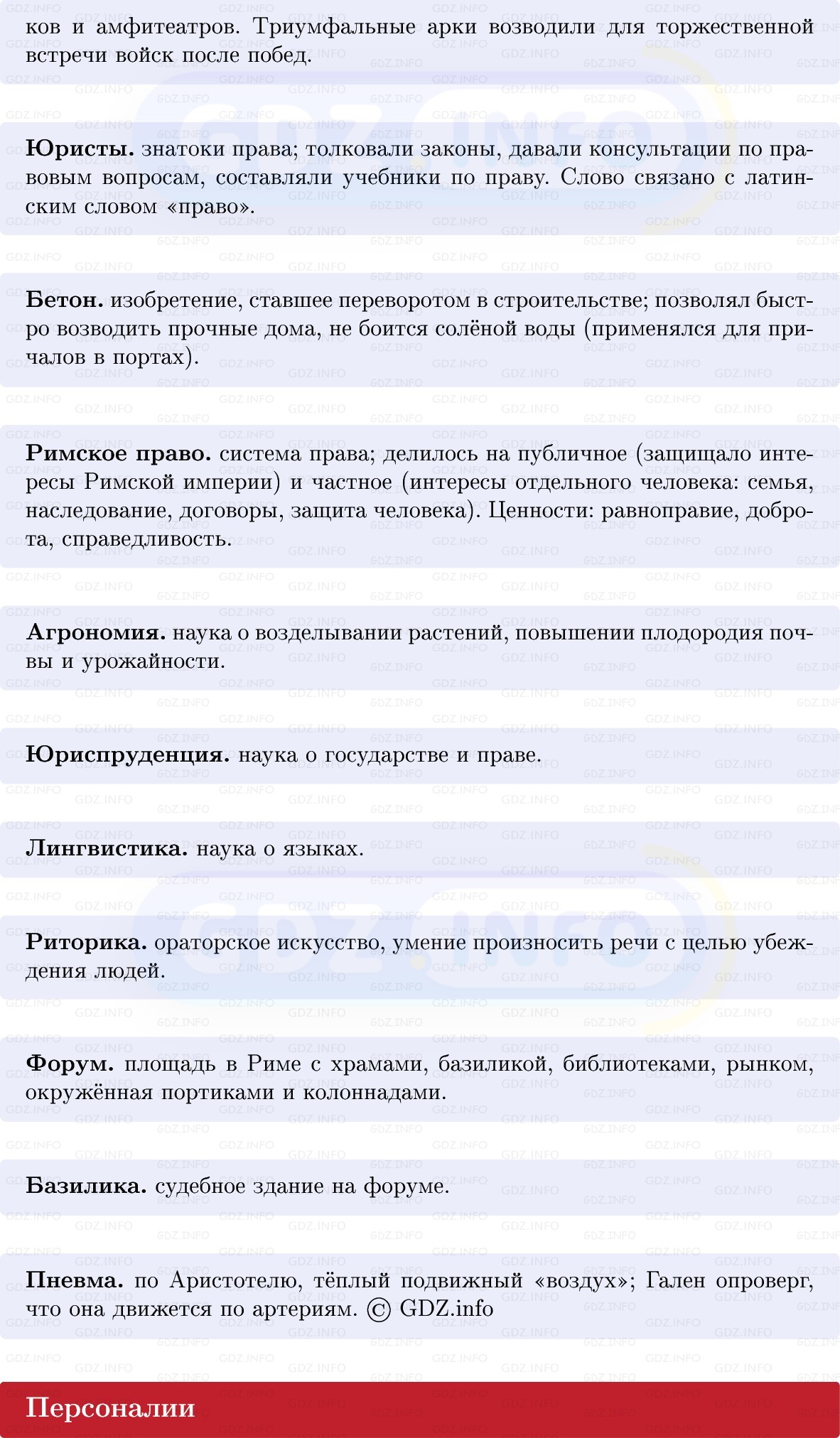 Фото решения 1: Параграф 52-53, Конспект из ГДЗ по истории Древнего мира 5 класс: Мединский, Чубарьян 2025г. (2)