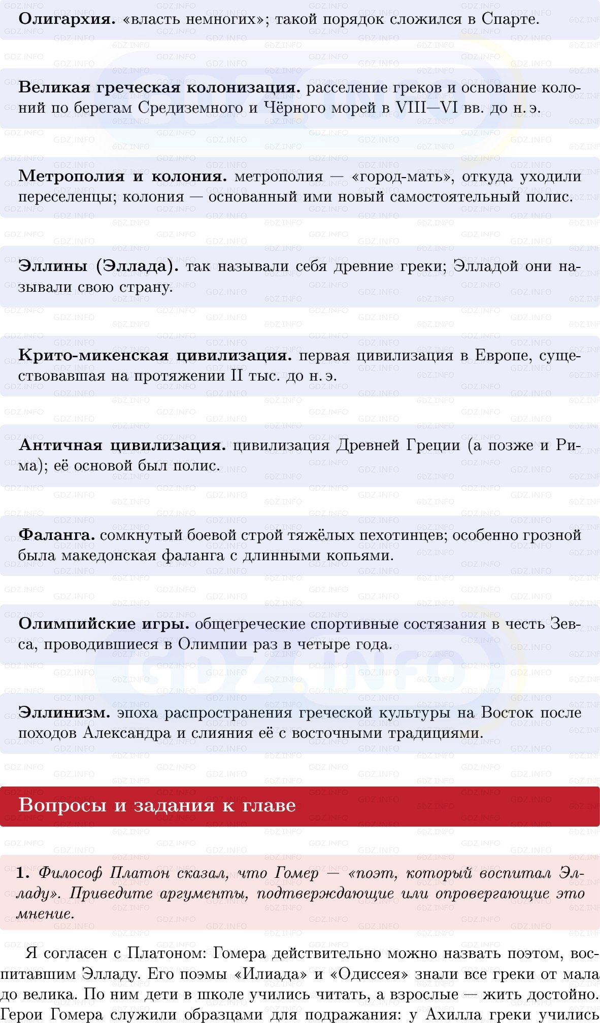 Фото решения 1: Итоги главы 3, Вопросы из ГДЗ по истории Древнего мира 5 класс: Мединский, Чубарьян 2025г. (4) Фото решения 1: Итоги главы 3, Вопросы из ГДЗ по истории Древнего мира 5 класс: Мединский, Чубарьян 2025г. (4)
