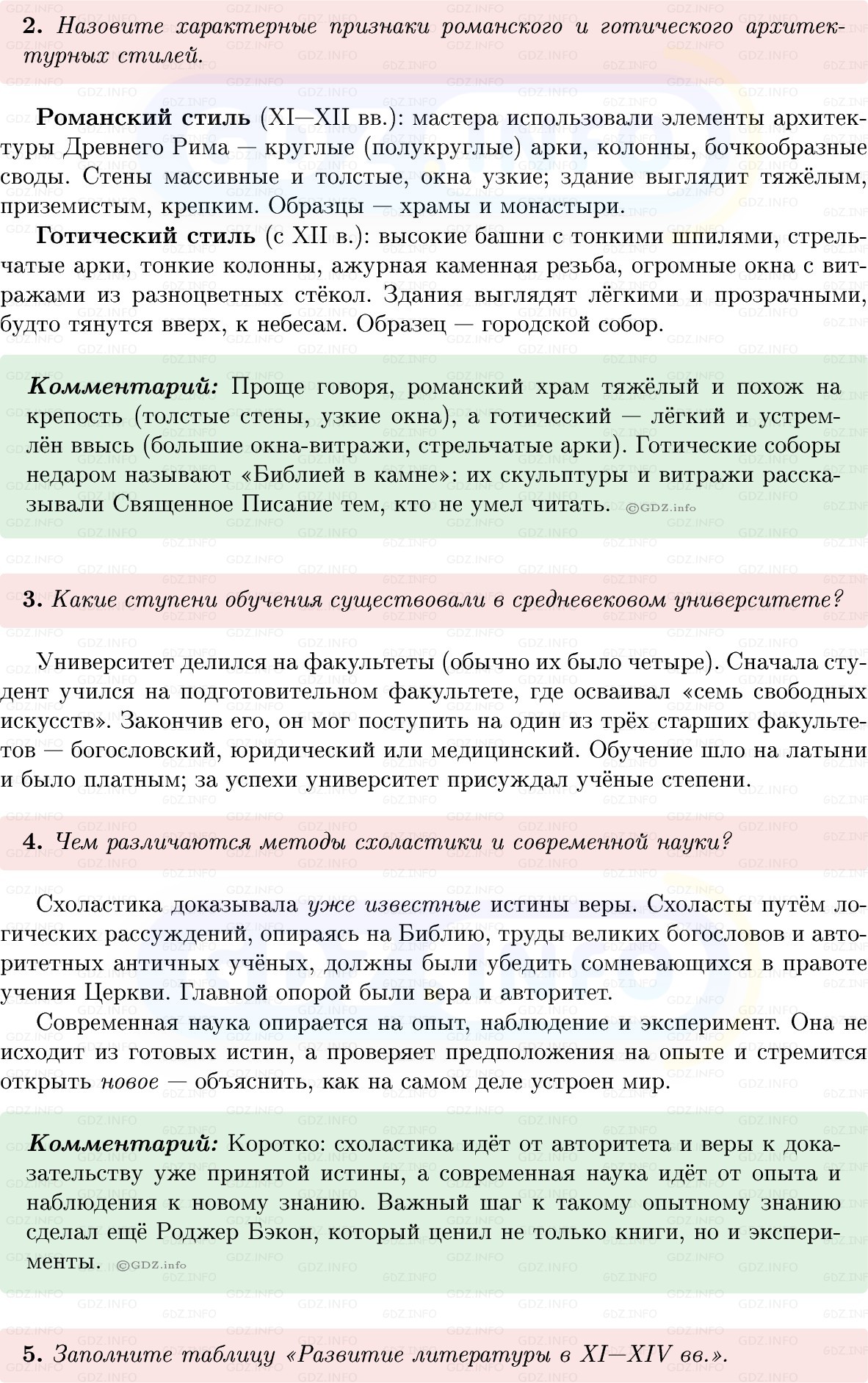 Фото решения 1: Параграф 14, Вопросы из ГДЗ по истории Средних веков 6 класс: Мединский, Чубарьян 2025г. (4)