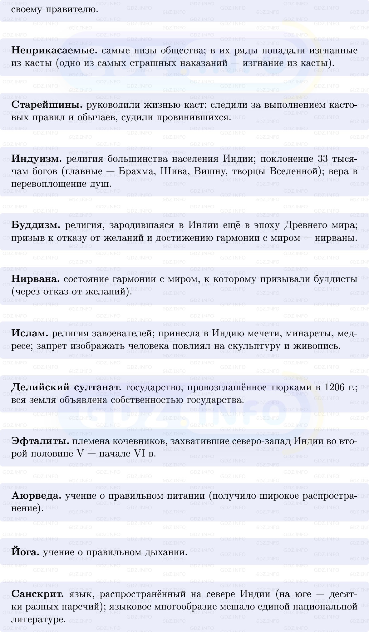 Фото решения 1: Индия в Средние века, Конспект из ГДЗ по истории Средних веков 6 класс: Мединский, Чубарьян 2025г. (3) Фото решения 1: Индия в Средние века, Конспект из ГДЗ по истории Средних веков 6 класс: Мединский, Чубарьян 2025г. (3)