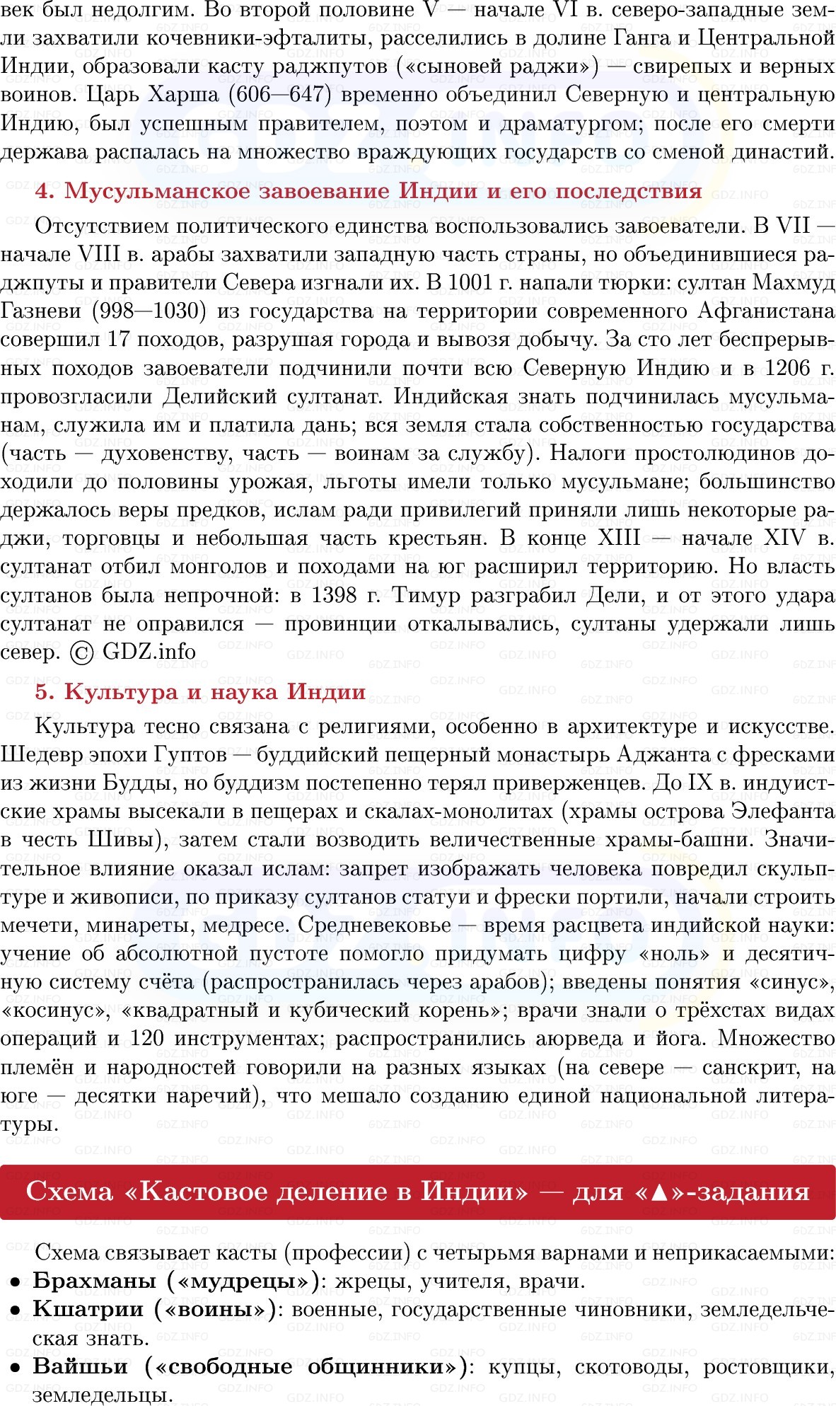Фото решения 1: Индия в Средние века, Конспект из ГДЗ по истории Средних веков 6 класс: Мединский, Чубарьян 2025г. (6) Фото решения 1: Индия в Средние века, Конспект из ГДЗ по истории Средних веков 6 класс: Мединский, Чубарьян 2025г. (6)