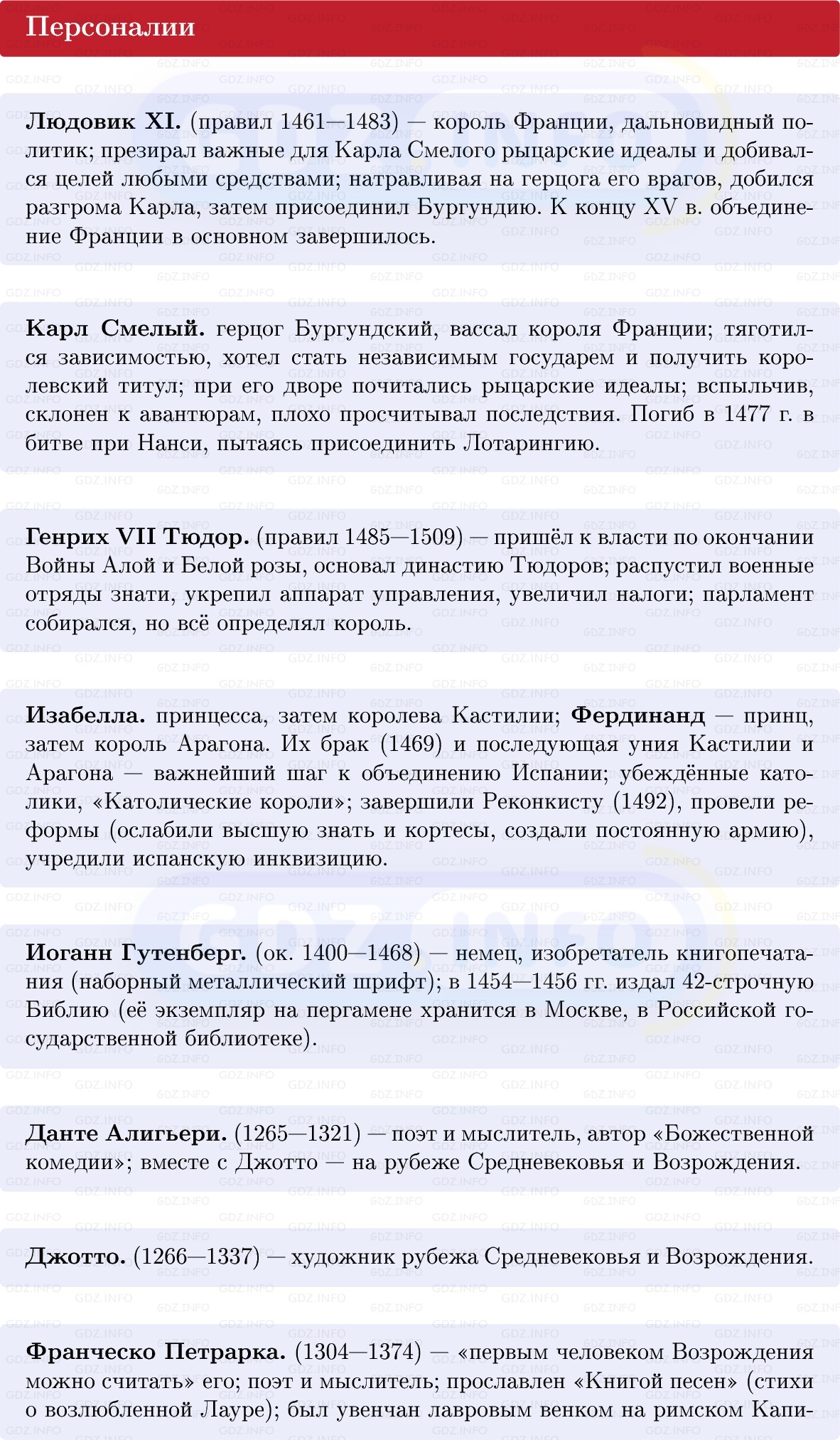 Фото решения 1: Европа на пороге Нового времени, Конспект из ГДЗ по истории Средних веков 6 класс: Мединский, Чубарьян 2025г. (4)