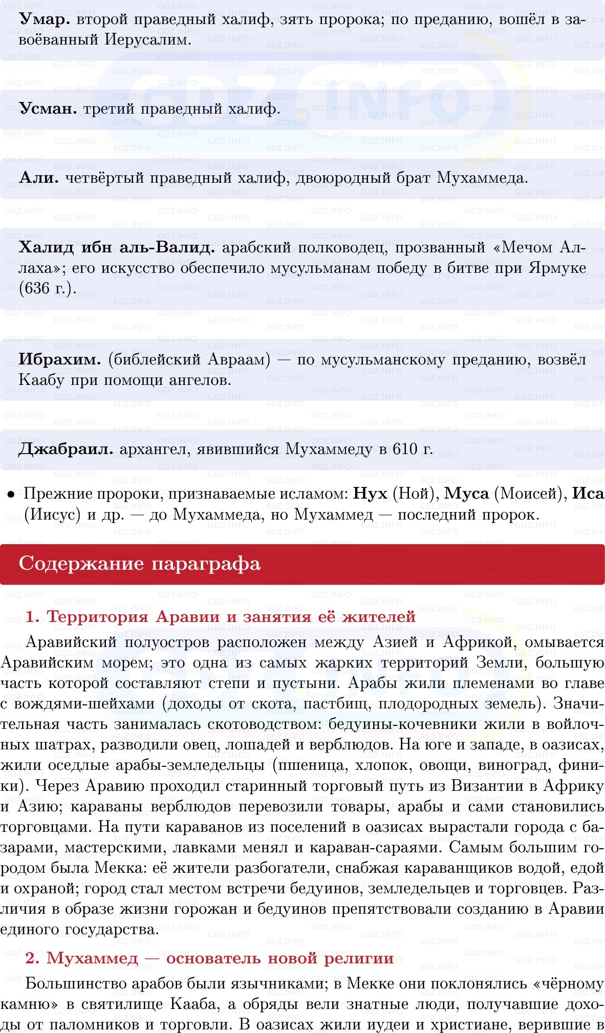 Фото решения 1: Возникновение ислама и государства у арабов, Конспект из ГДЗ по истории Средних веков 6 класс: Мединский, Чубарьян 2025г. (4) Фото решения 1: Возникновение ислама и государства у арабов, Конспект из ГДЗ по истории Средних веков 6 класс: Мединский, Чубарьян 2025г. (4)