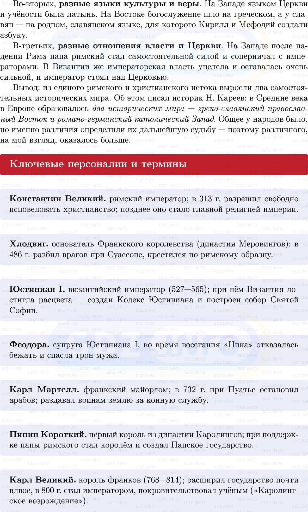 Фото решения 1: Итоги главы 1, Вопросы из ГДЗ по истории Средних веков 6 класс: Мединский, Чубарьян 2025г. (2) Фото решения 1: Итоги главы 1, Вопросы из ГДЗ по истории Средних веков 6 класс: Мединский, Чубарьян 2025г. (2)
