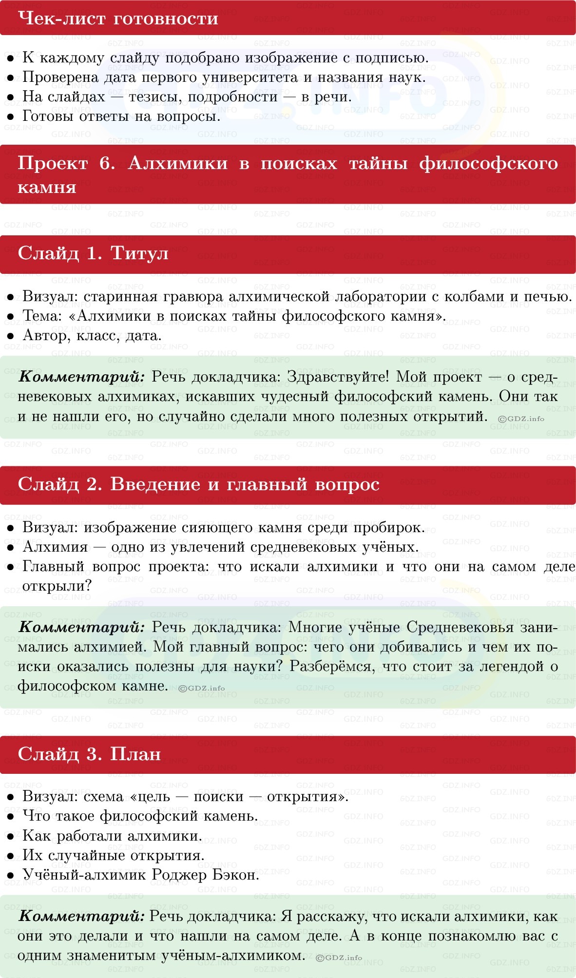 Фото решения 1: Итоги главы 4, Темы проектов из ГДЗ по истории Средних веков 6 класс: Мединский, Чубарьян 2025г. (16)