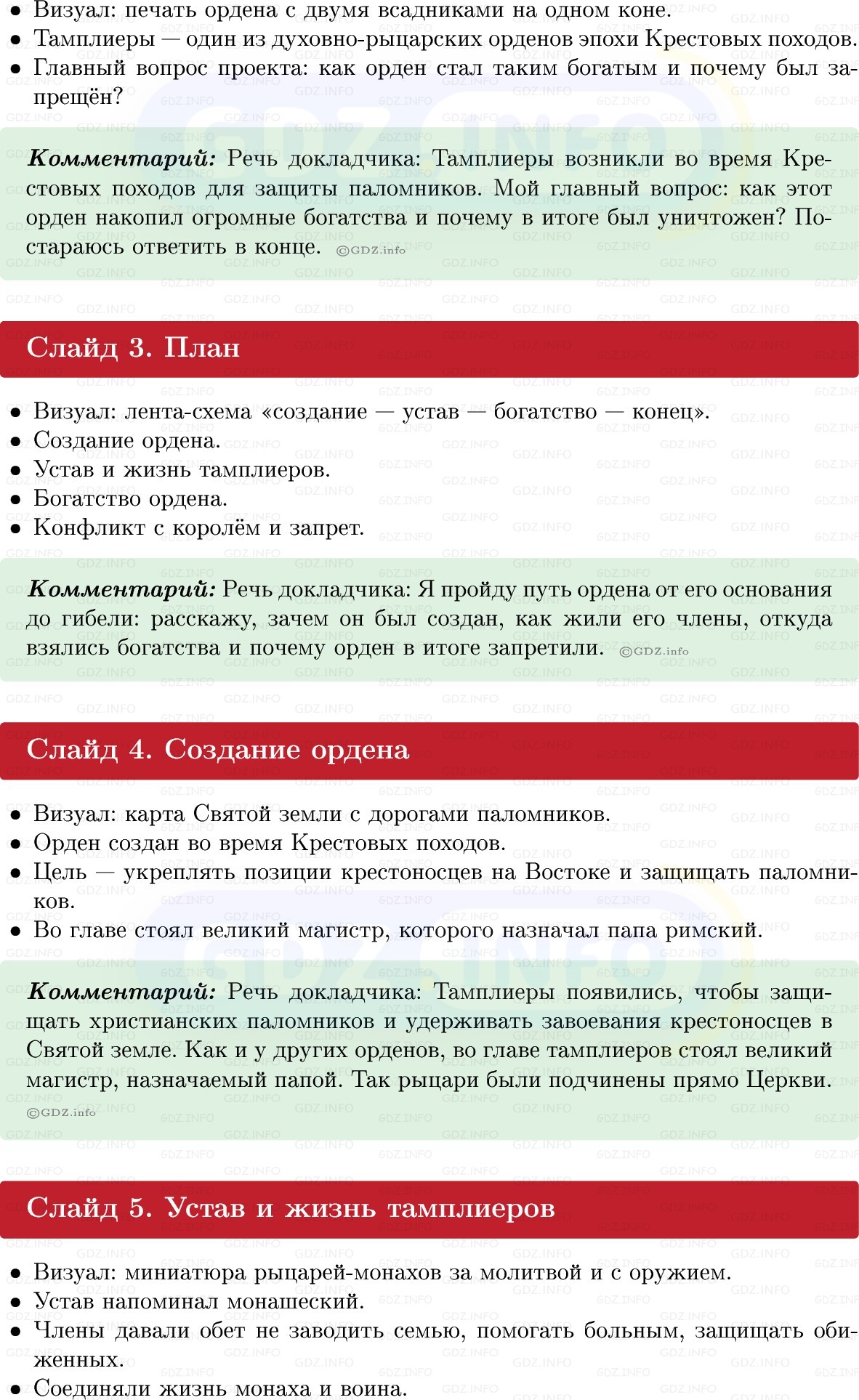 Фото решения 1: Итоги главы 4, Темы проектов из ГДЗ по истории Средних веков 6 класс: Мединский, Чубарьян 2025г. (26)