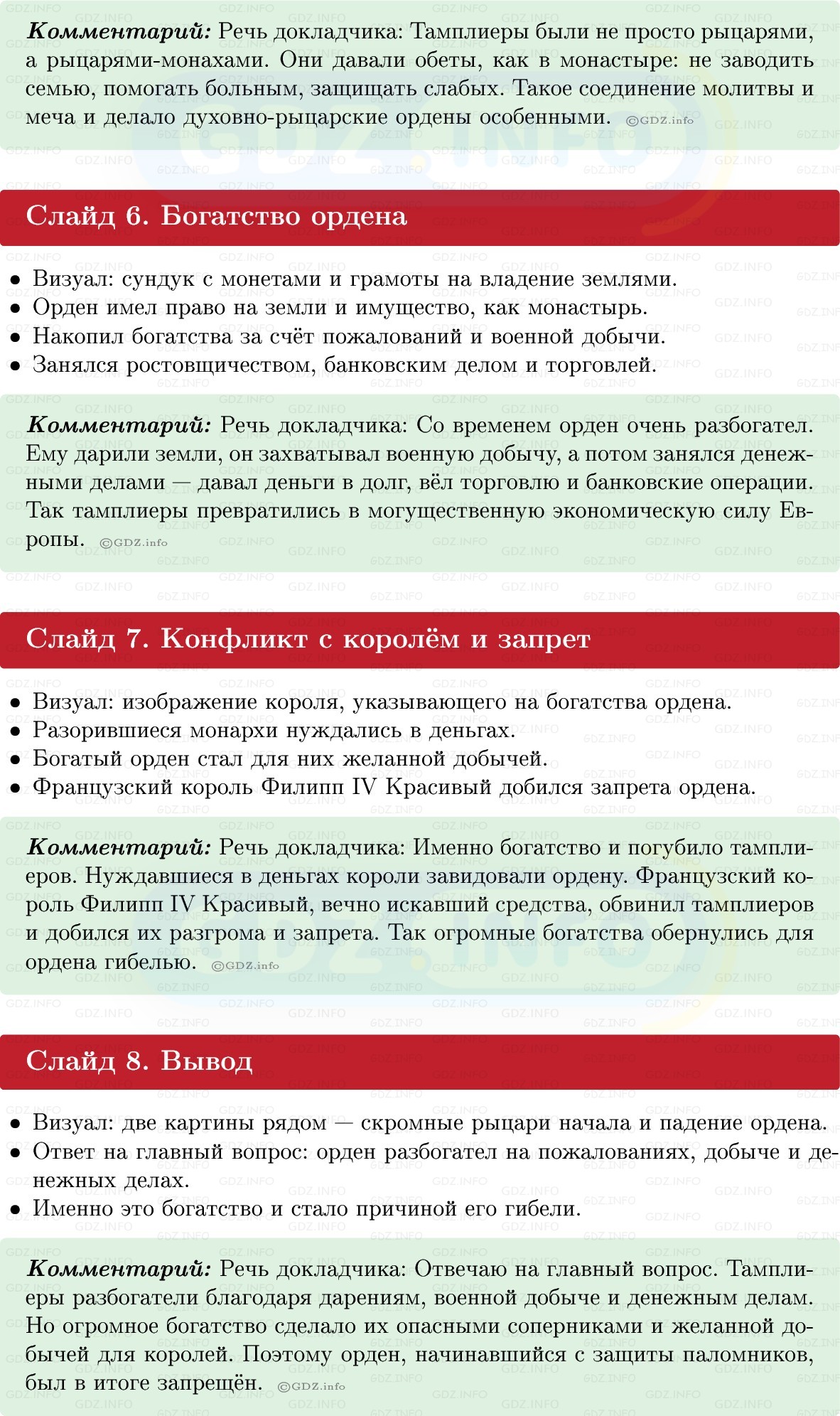 Фото решения 1: Итоги главы 4, Темы проектов из ГДЗ по истории Средних веков 6 класс: Мединский, Чубарьян 2025г. (27)
