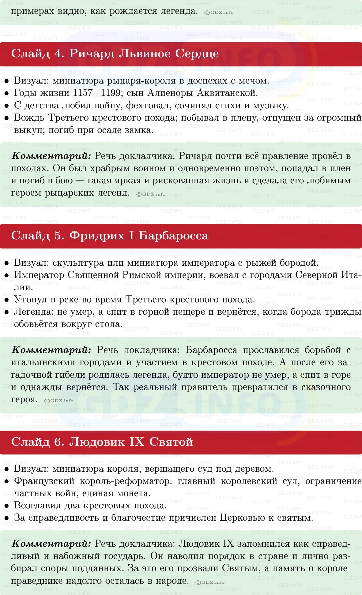Фото решения 1: Итоги главы 4, Темы проектов из ГДЗ по истории Средних веков 6 класс: Мединский, Чубарьян 2025г. (5)