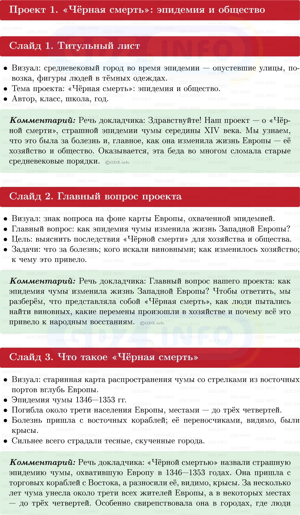 Фото решения 1: Итоги главы 6, Темы проектов из ГДЗ по истории Средних веков 6 класс: Мединский, Чубарьян 2025г.