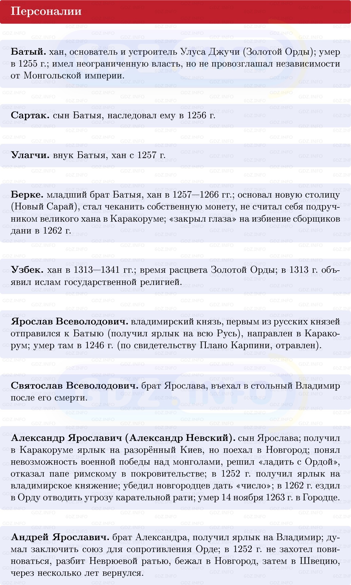 Фото решения 1: Русские земли и Золотая Орда, Конспект из ГДЗ по Истории России 6 класс: Мединский, Торкунов 2025г. (3) Фото решения 1: Русские земли и Золотая Орда, Конспект из ГДЗ по Истории России 6 класс: Мединский, Торкунов 2025г. (3)