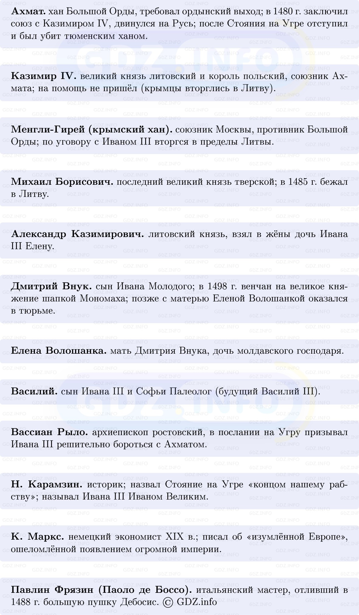 Фото решения 1: Иван III — государь всея Руси, Конспект из ГДЗ по Истории России 6 класс: Мединский, Торкунов 2025г. (4)