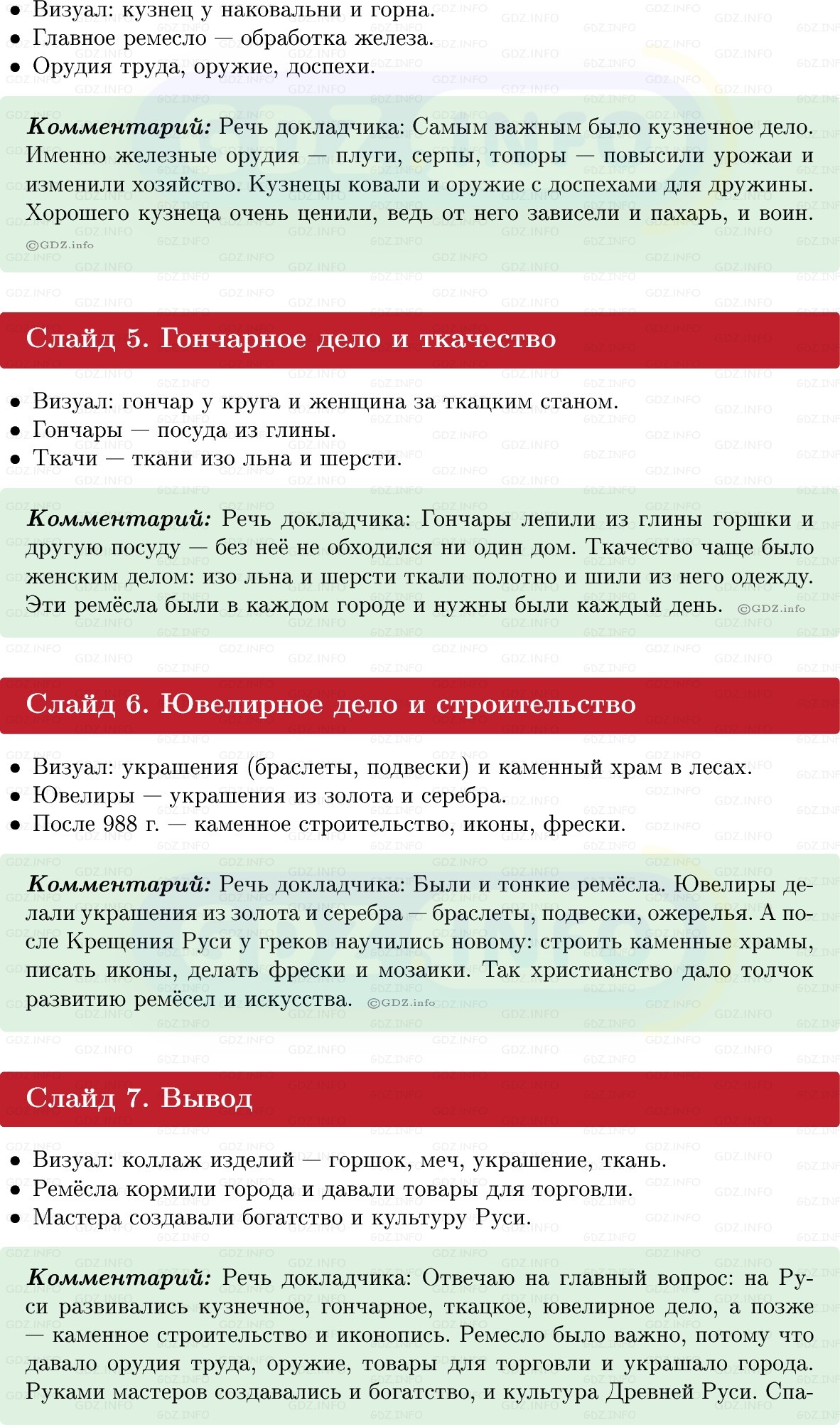 Фото решения 1: Итоги главы 1, Темы проектов из ГДЗ по Истории России 6 класс: Мединский, Торкунов 2025г. (11)