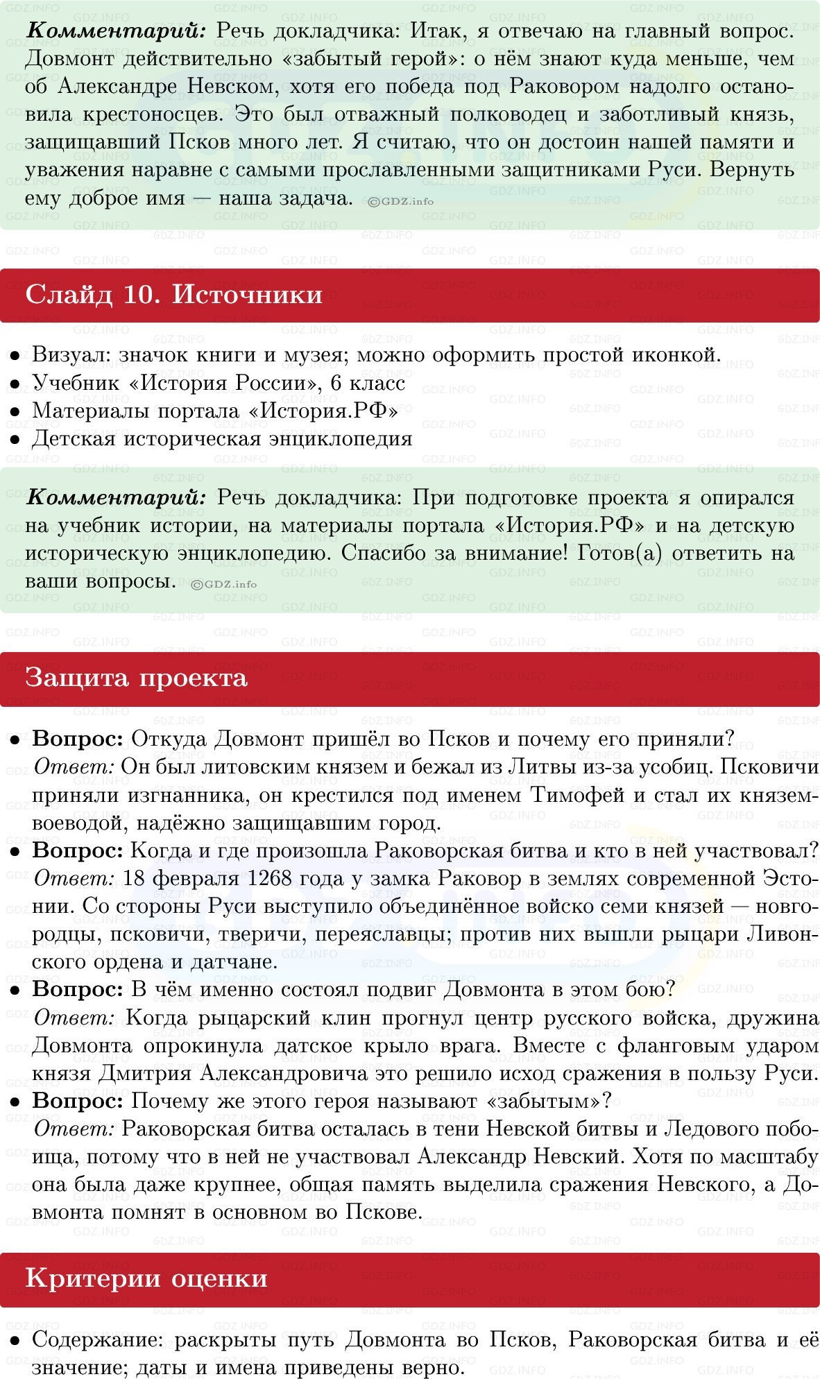 Фото решения 1: Итоги главы 3, Темы проектов из ГДЗ по Истории России 6 класс: Мединский, Торкунов 2025г. (15)
