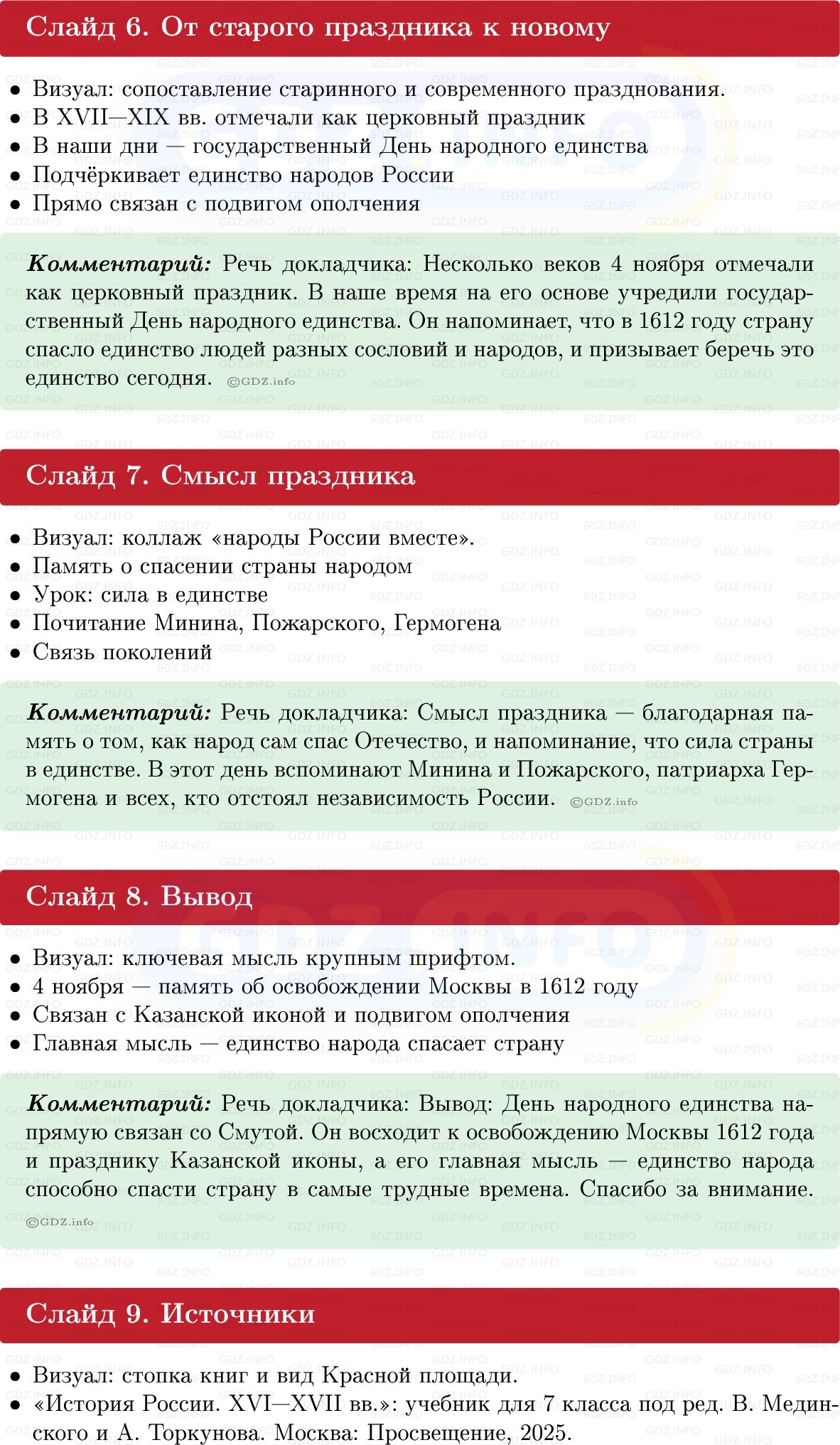 Фото решения 1: Итоги главы 2, Темы проектов из ГДЗ по Истории России 7 класс: Мединский В.Р., Торкунов А.В. 2025г. (24)