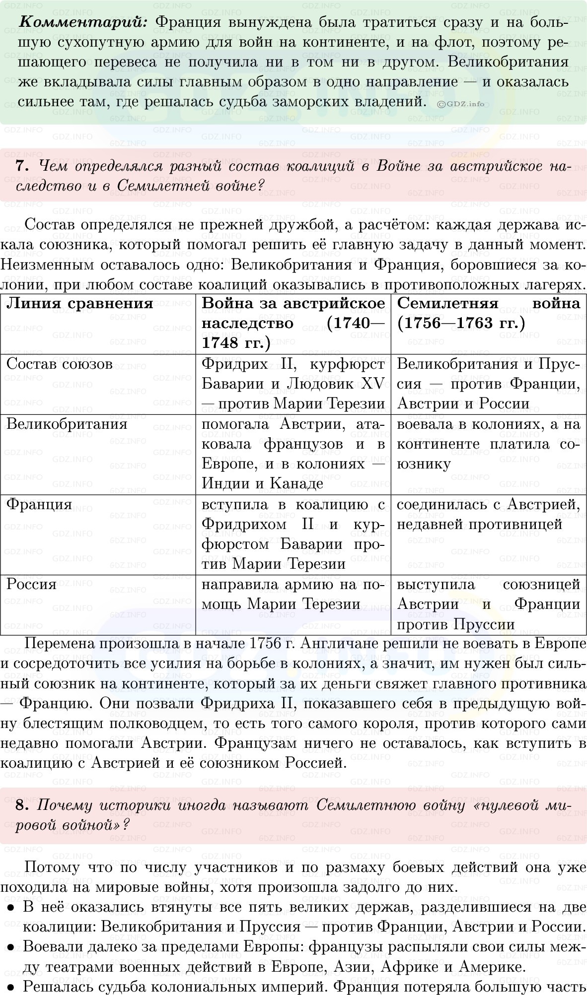 Фото решения 1: Параграф 5-6, Вопросы из ГДЗ по Всеобщей истории 8 класс: Мединский, Чубарьян 2025г. (7) Фото решения 1: Параграф 5-6, Вопросы из ГДЗ по Всеобщей истории 8 класс: Мединский, Чубарьян 2025г. (7)