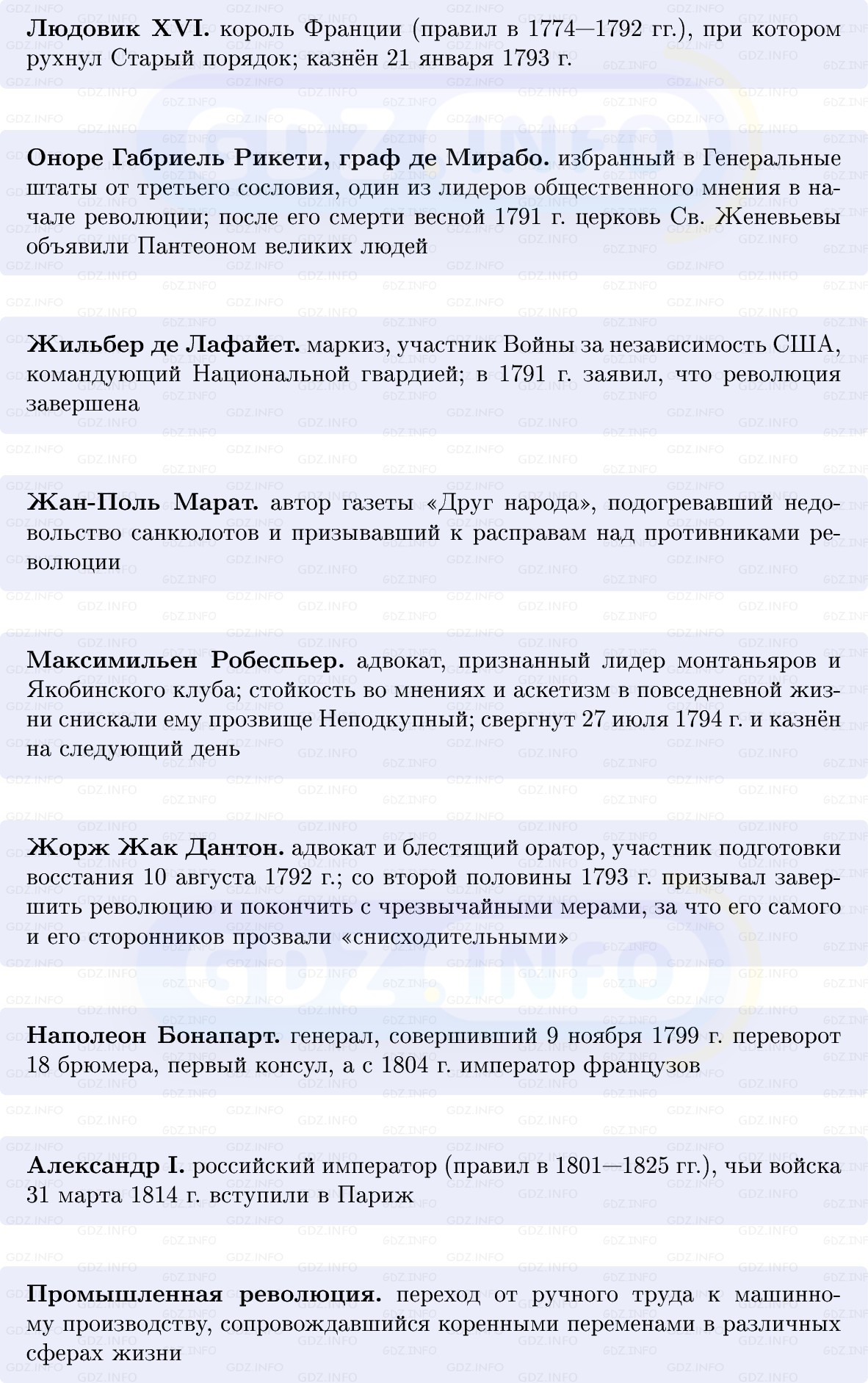 Фото решения 1: Итоги главы 2, Вопросы из ГДЗ по Всеобщей истории 8 класс: Мединский, Чубарьян 2025г. (4)