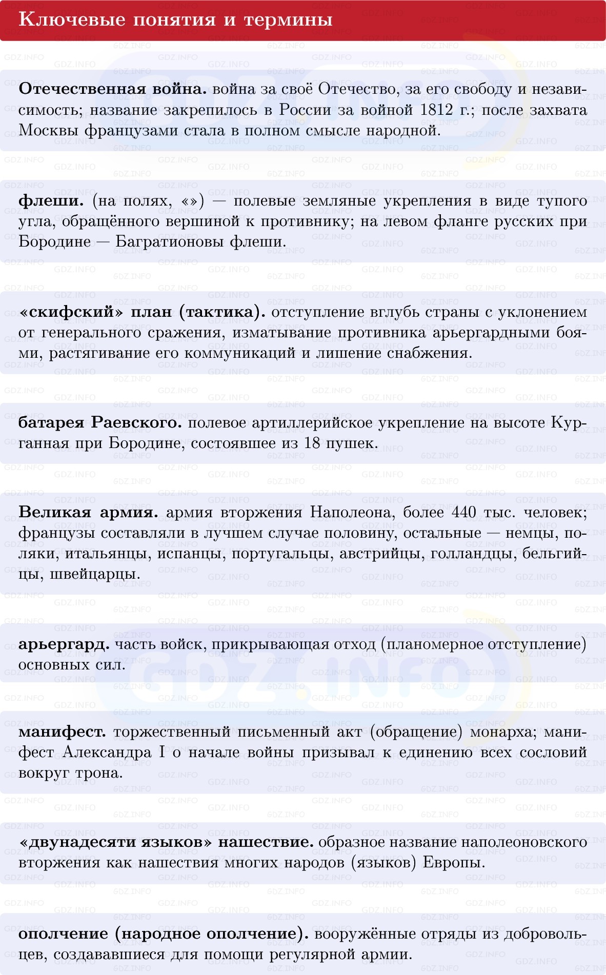Фото решения 1: «Недаром помнит вся Россия…», Конспект из ГДЗ по Истории России 8 класс: Мединский, Торкунов 2025г. (2) Фото решения 1: «Недаром помнит вся Россия…», Конспект из ГДЗ по Истории России 8 класс: Мединский, Торкунов 2025г. (2)