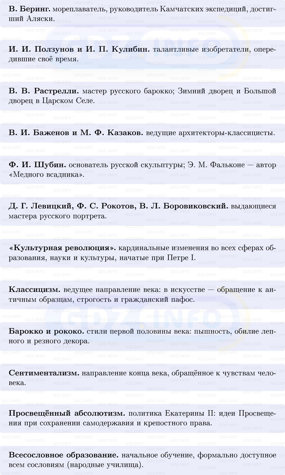 Фото решения 1: Итоги главы 4, Вопросы из ГДЗ по Истории России 8 класс: Мединский, Торкунов 2025г. (3) Фото решения 1: Итоги главы 4, Вопросы из ГДЗ по Истории России 8 класс: Мединский, Торкунов 2025г. (3)