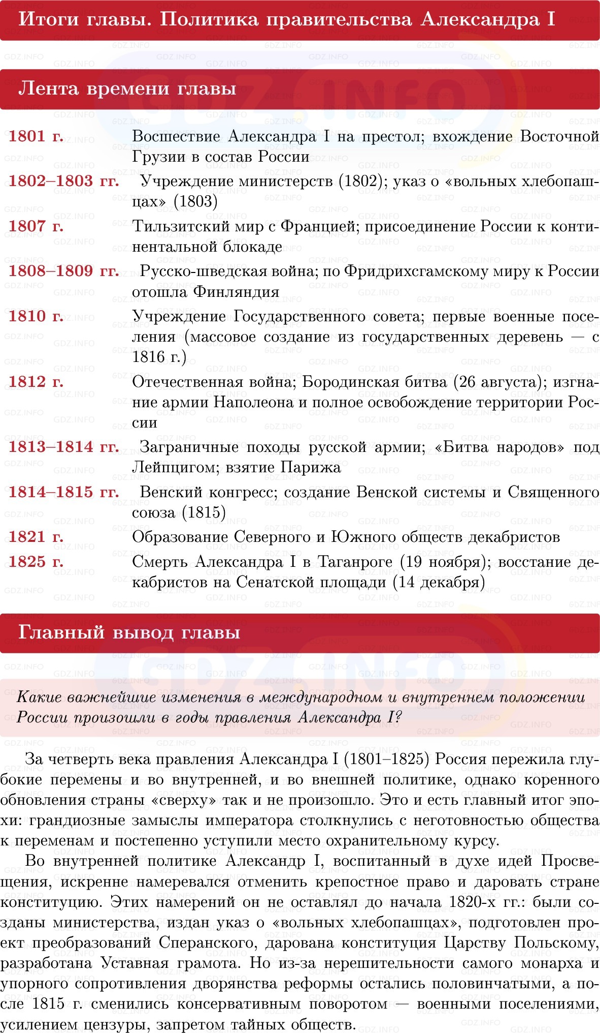 Фото решения 1: Итоги главы 5, Вопросы из ГДЗ по Истории России 8 класс: Мединский, Торкунов 2025г. Фото решения 1: Итоги главы 5, Вопросы из ГДЗ по Истории России 8 класс: Мединский, Торкунов 2025г.