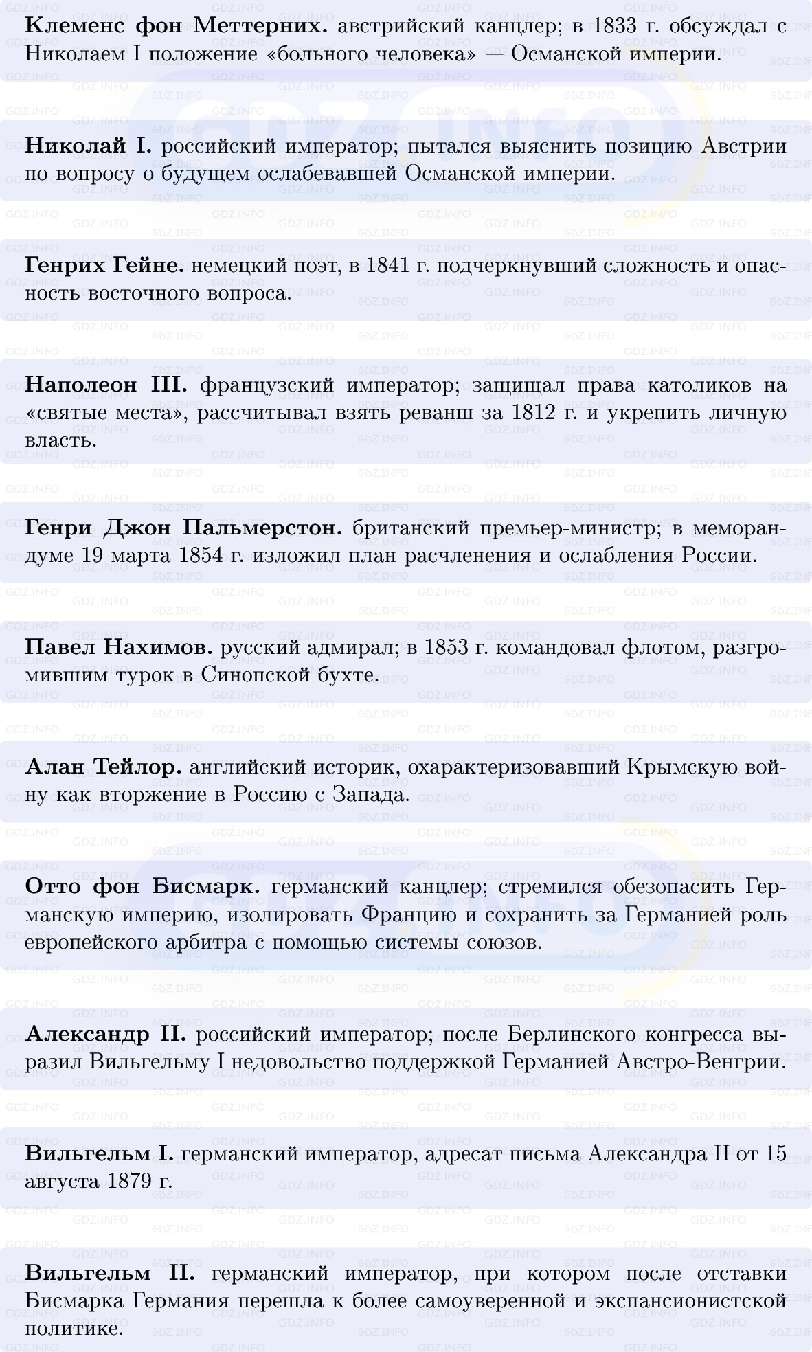 Фото решения 1: Международные отношения в XIX в, Конспект из ГДЗ по истории Нового времени 9 класс: Мединский, Чубарьян 2026г. (6) Фото решения 1: Международные отношения в XIX в, Конспект из ГДЗ по истории Нового времени 9 класс: Мединский, Чубарьян 2026г. (6)
