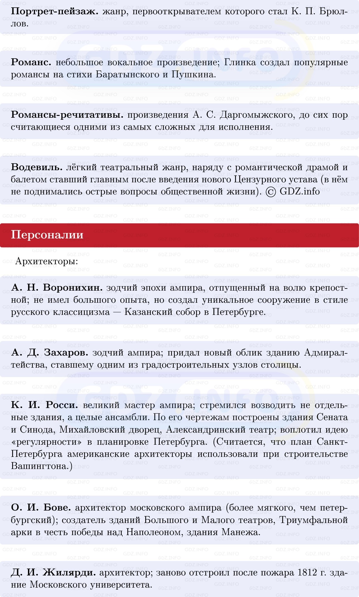 Фото решения 1: Архитектура и искусство, Конспект из ГДЗ по Истории России 9 класс: Мединский, Торкунов 2025г. (3)