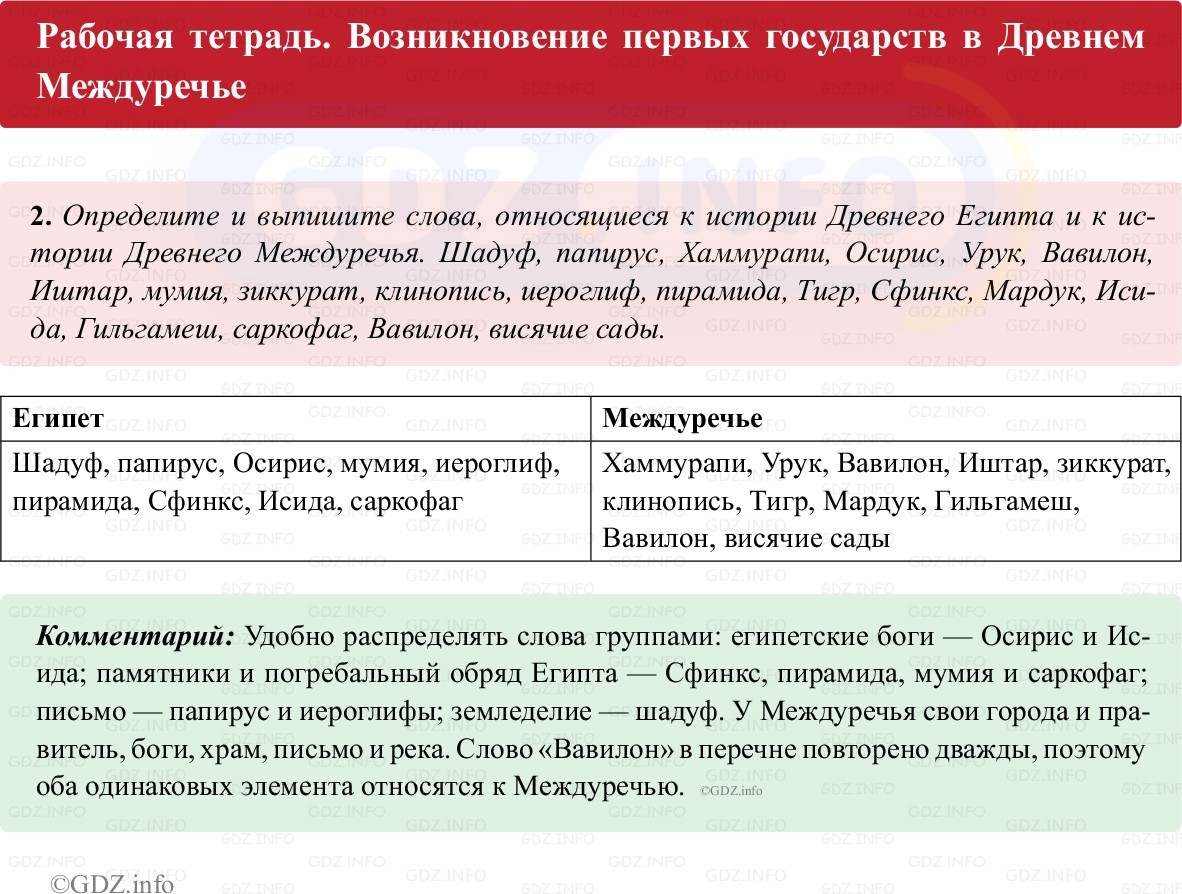 Фото решения 1: Параграф 11, Номер 2 из Тест 2025г.