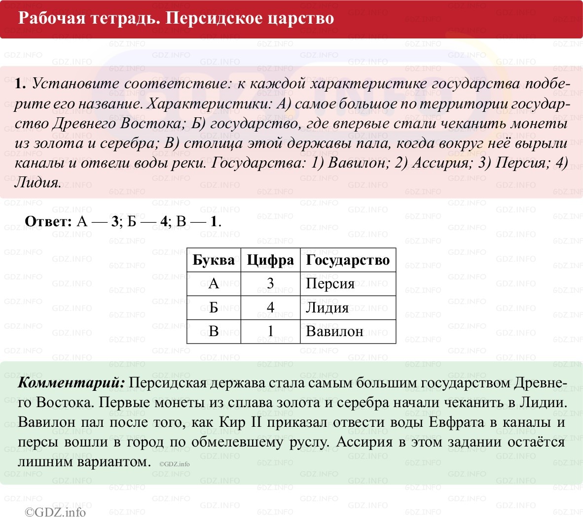 Фото решения 1: Параграф 16, Номер 1 из Тест 2025г.