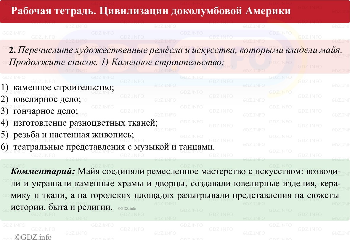 Фото решения 1: Параграф 20, Номер 2 из ГДЗ по истории Средних веков 6 класс: Абрамов А.В., Ведюшкин В.А. (рабочая тетрадь) 2025г.