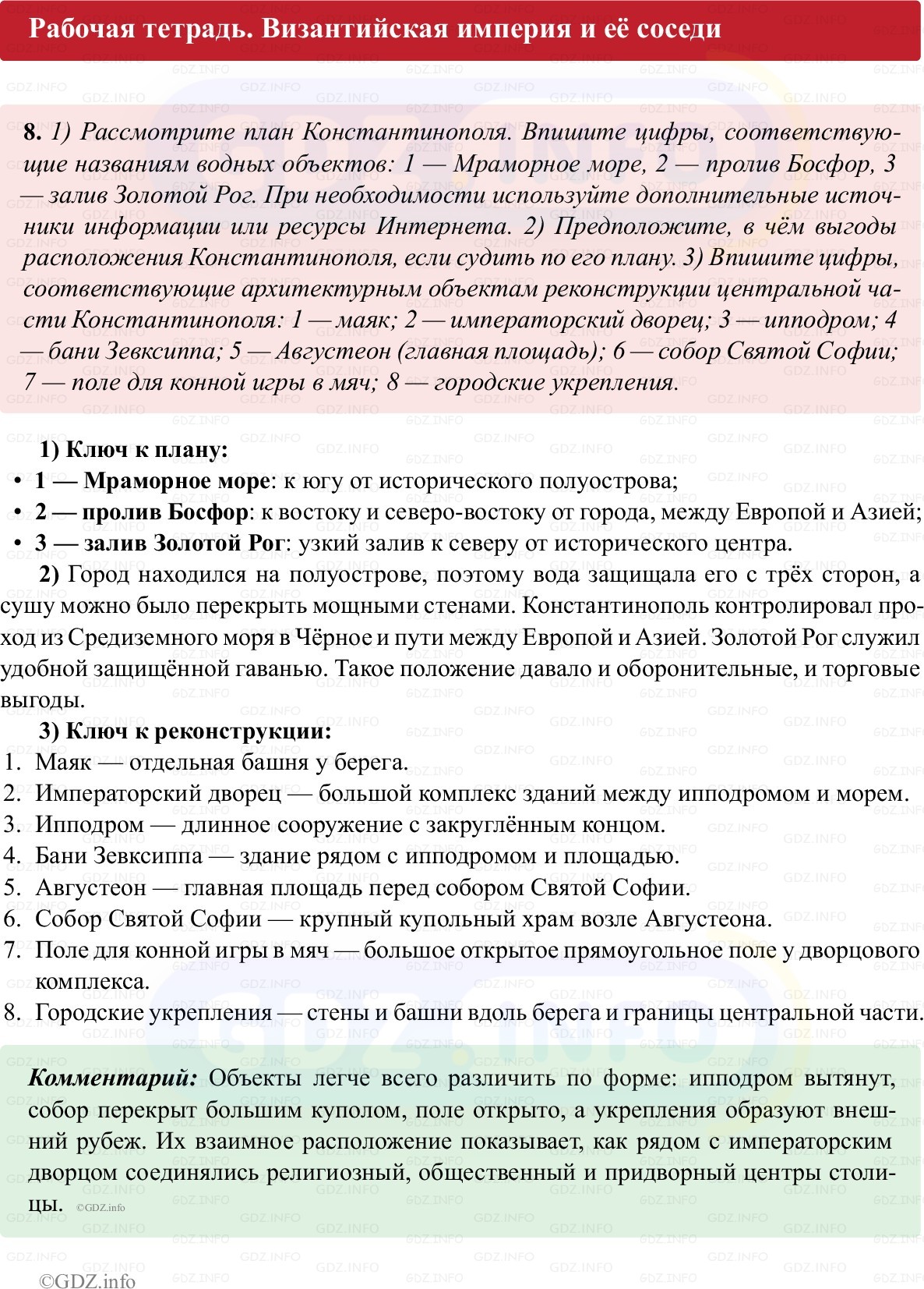 Фото решения 1: Параграф 2, Номер 8 из ГДЗ по истории Средних веков 6 класс: Абрамов А.В., Ведюшкин В.А. (рабочая тетрадь) 2025г.